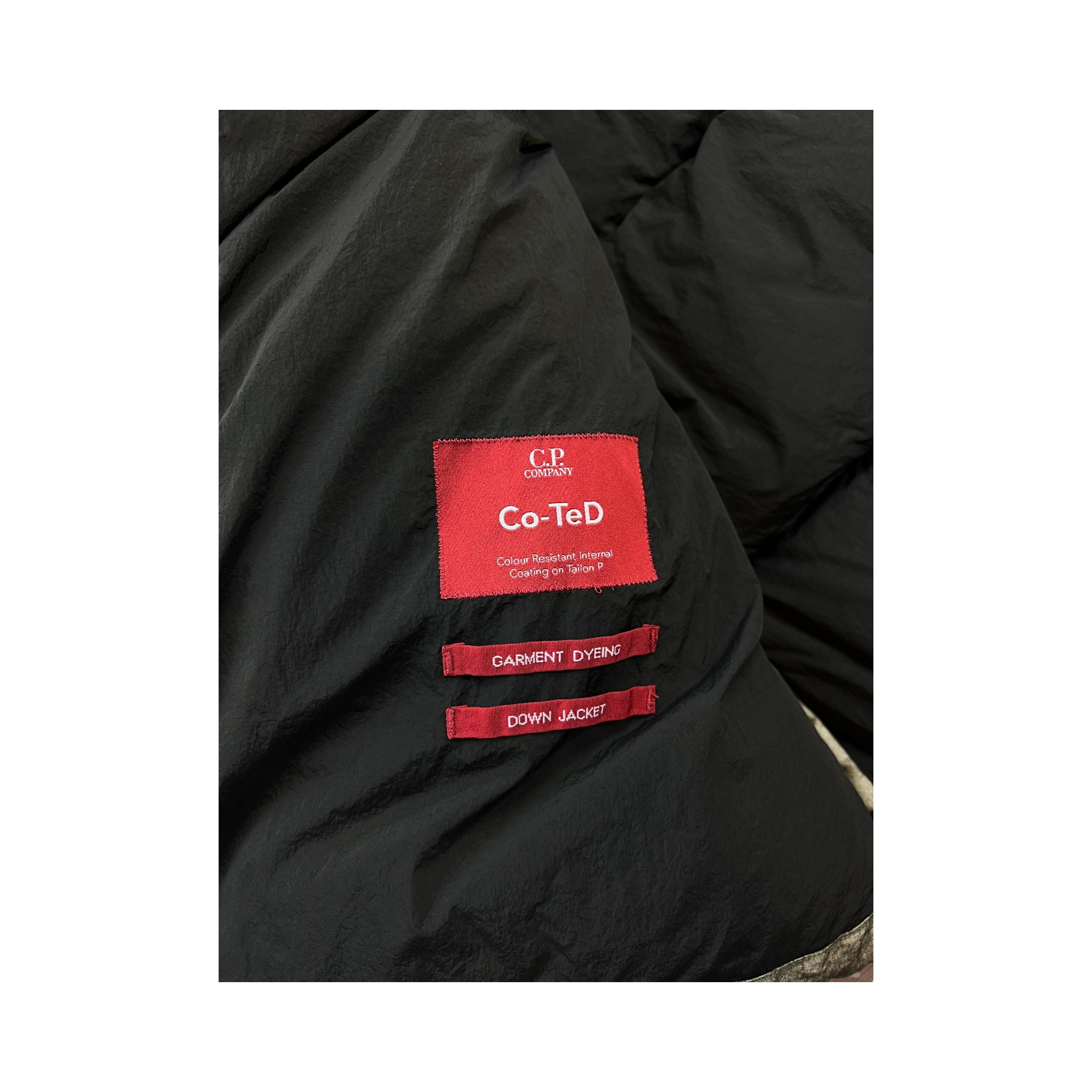 DOUDOUNE C.P COMPANY CO-TED GARMENT DYEING DOWN GOGGLE JACKET - NB08