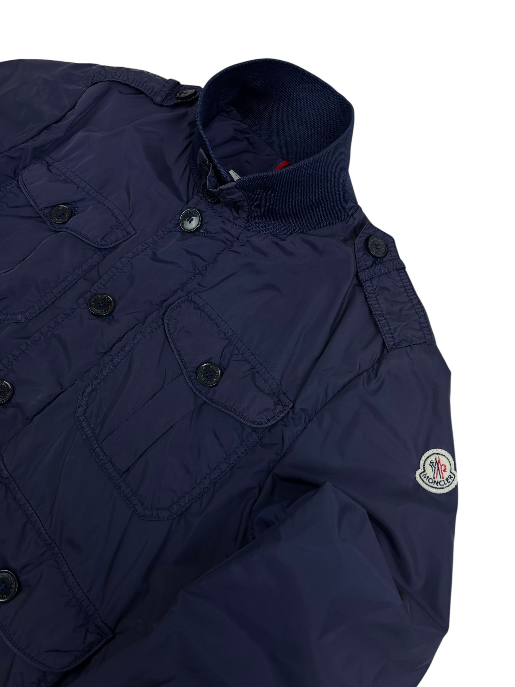 VESTE MONCLER DELONIX - MARINE - TAILLE 3