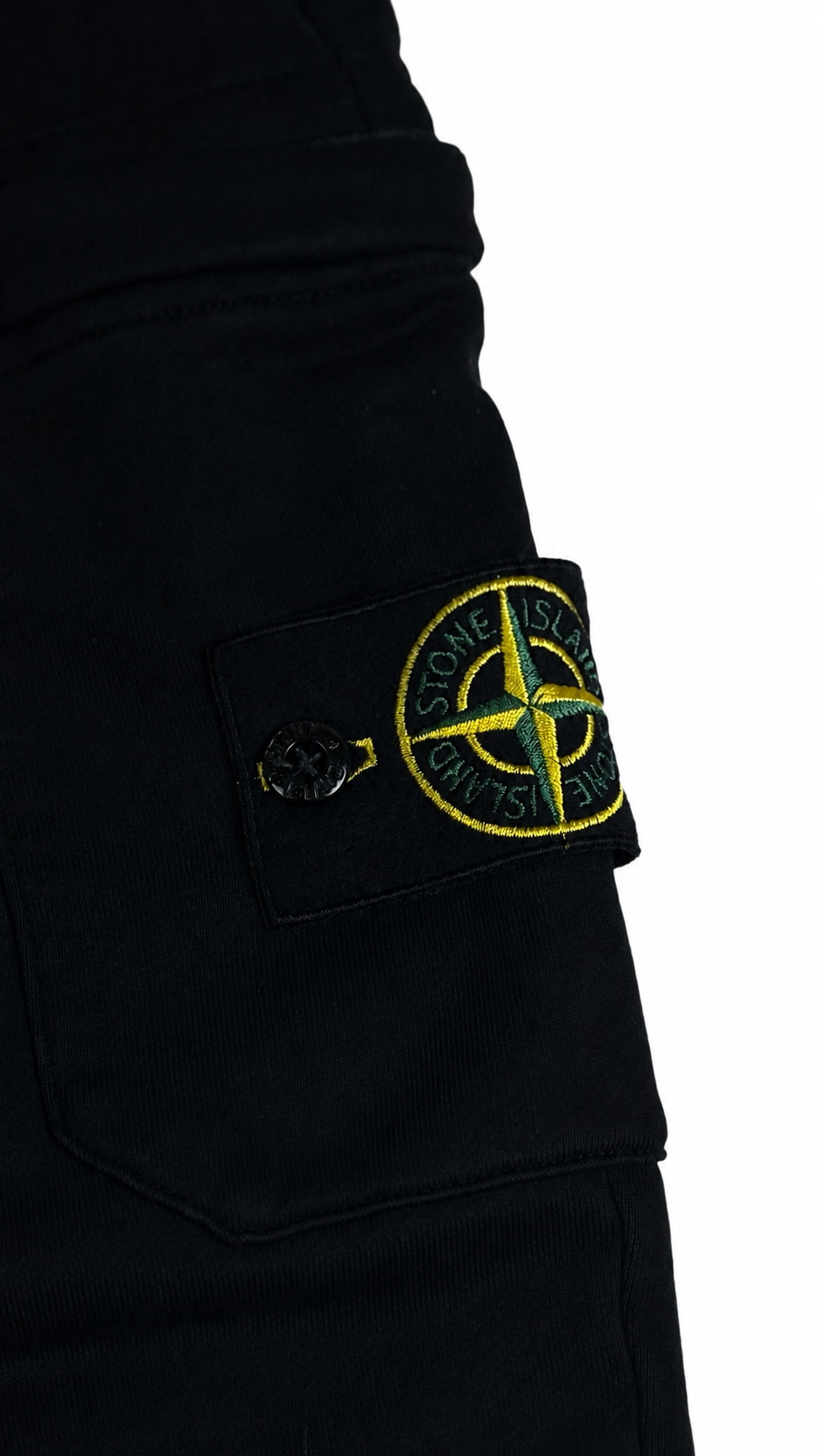 Jogging Stone Island noir taille S - vue 3/4