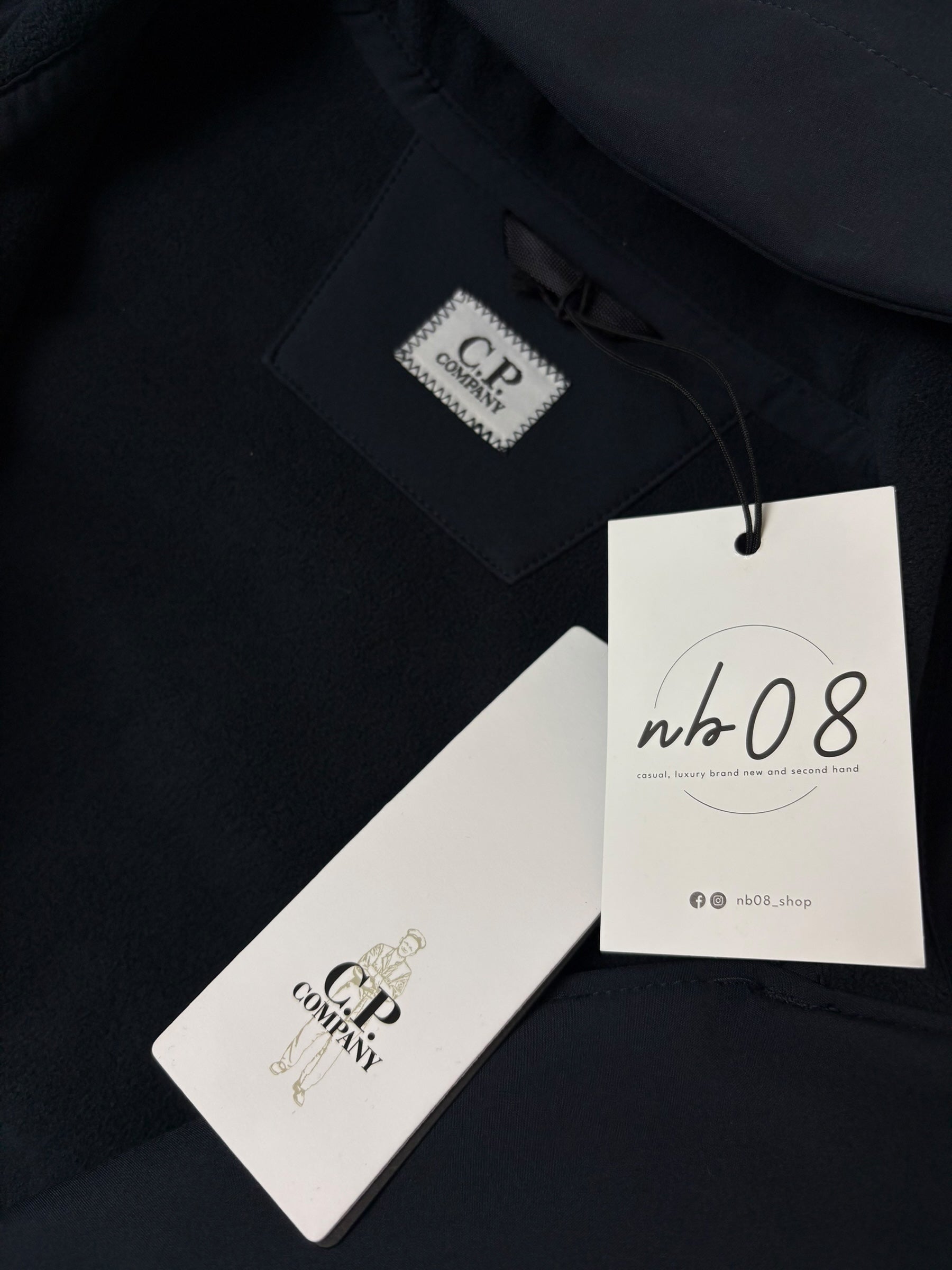 VESTE C.P COMPANY SHELL-R - MARINE - NEUF