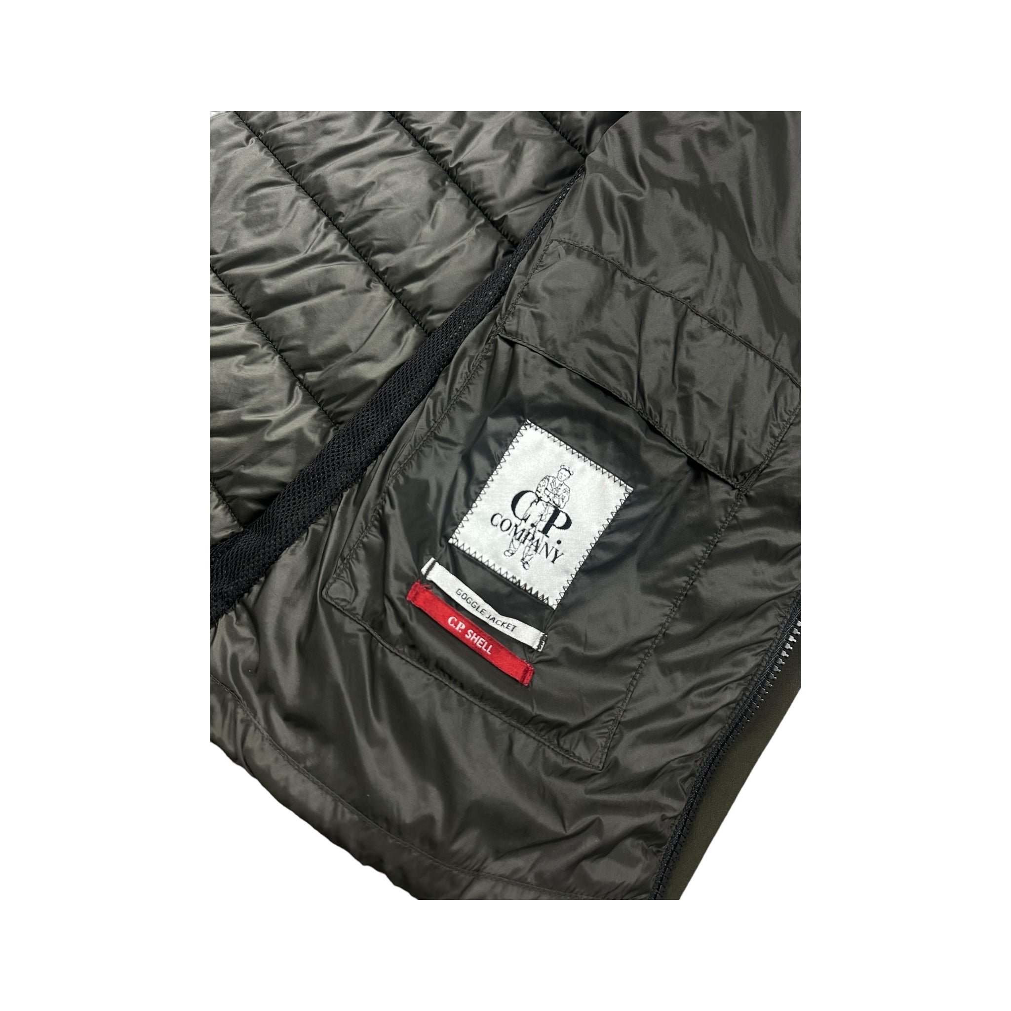 VESTE À CAPUCHE C.P COMPANY SHELL GOGGLE JACKET - NB08