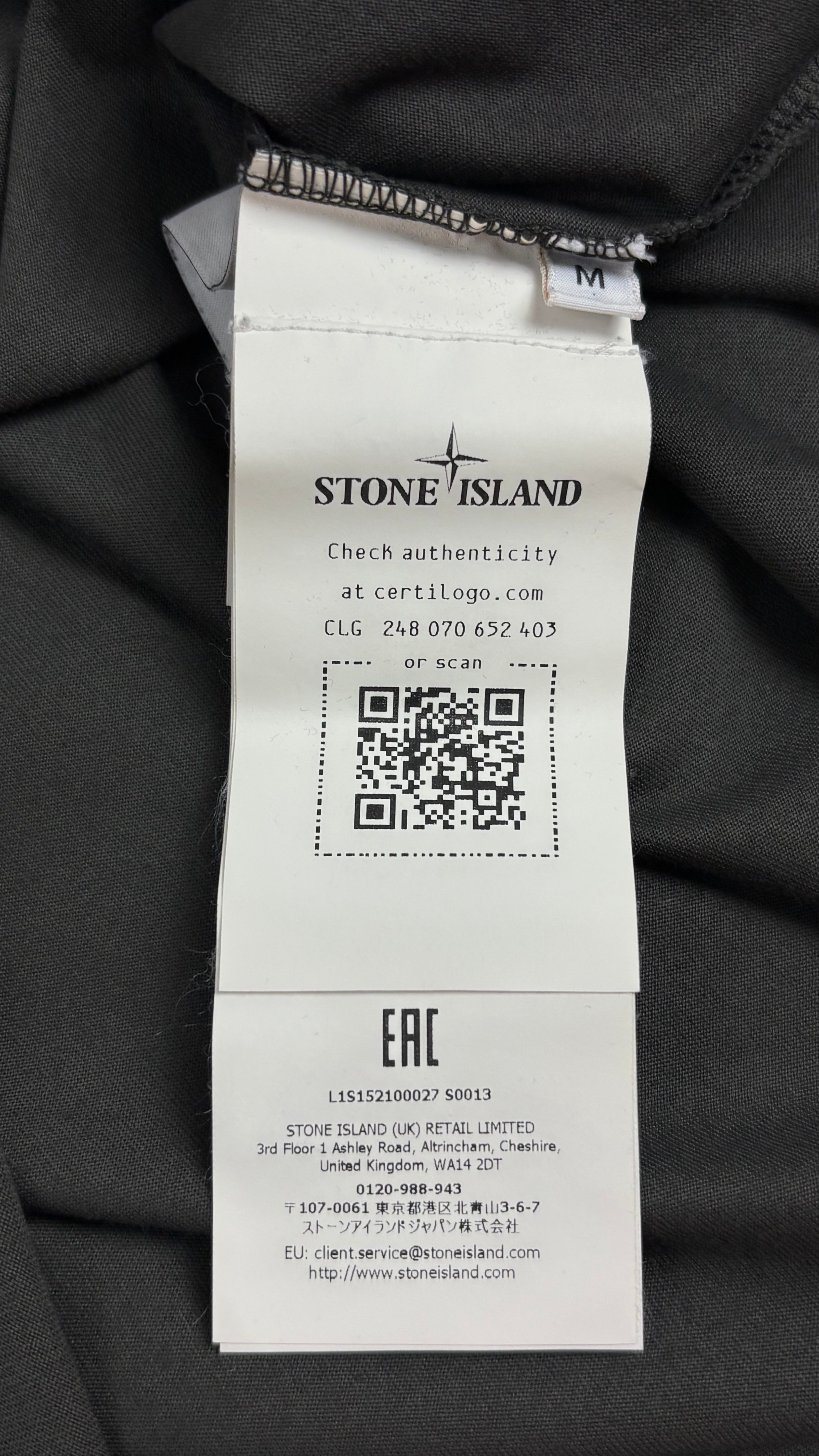 Tee-shirt Stone Island gris taille M Collection 2026 - vue 3/3