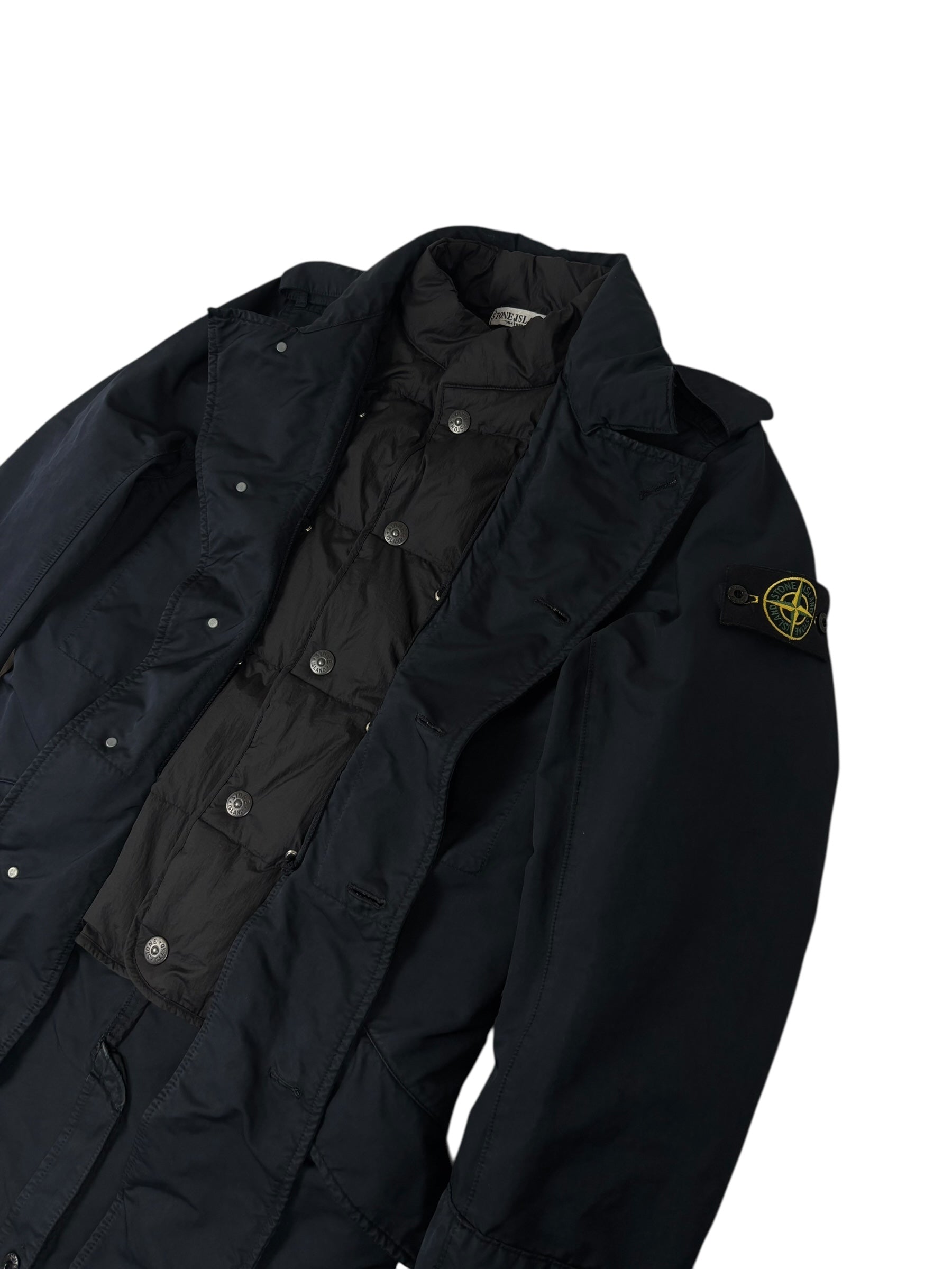 TRENCH STONE ISLAND DAVID-TC DOWN JACKET VINTAGE - MARINE - TAILLE M