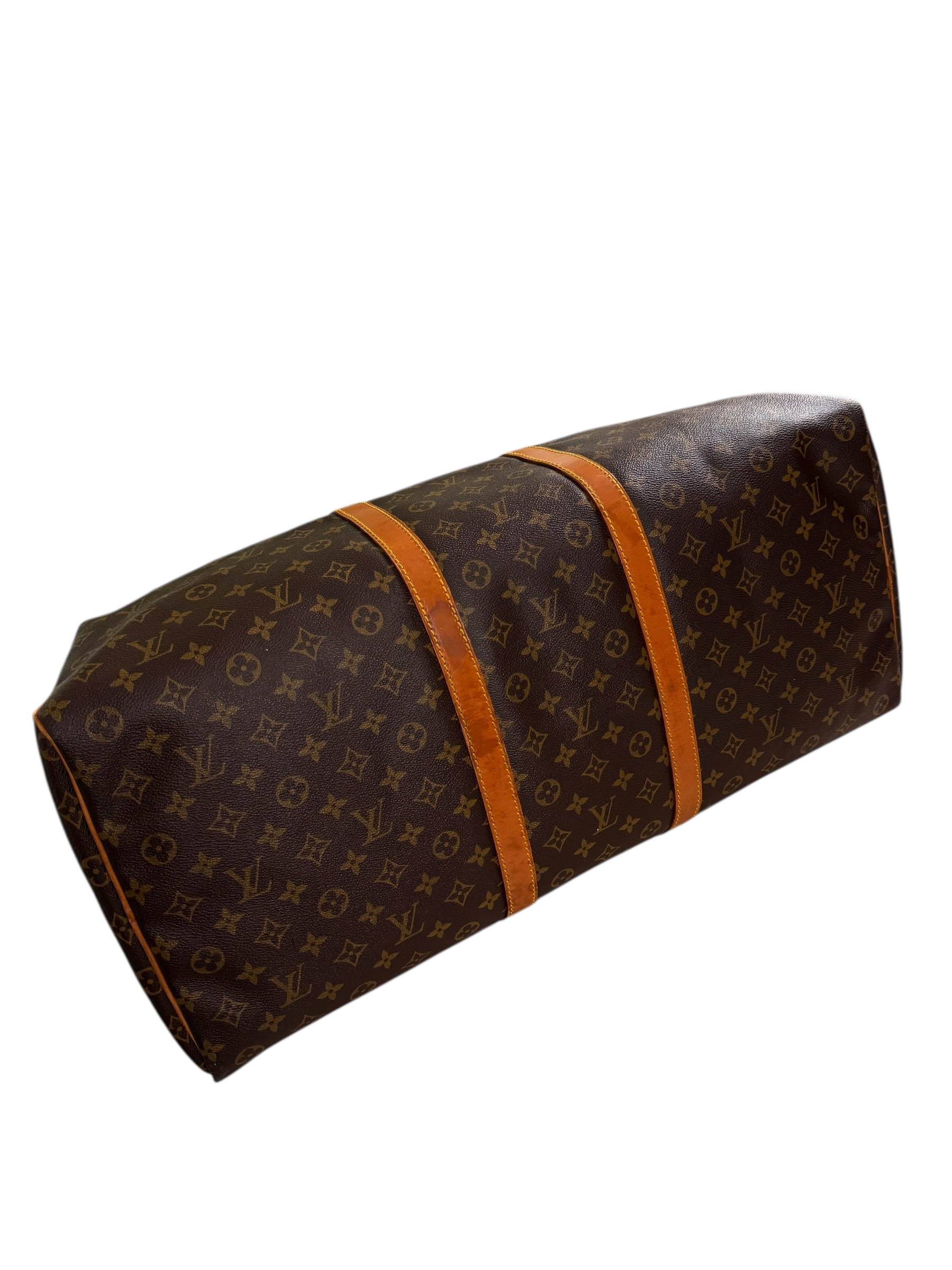 SAC LOUIS VUITTON KEEPAL 60 - TOILE MONOGRAM MARRON - MI874