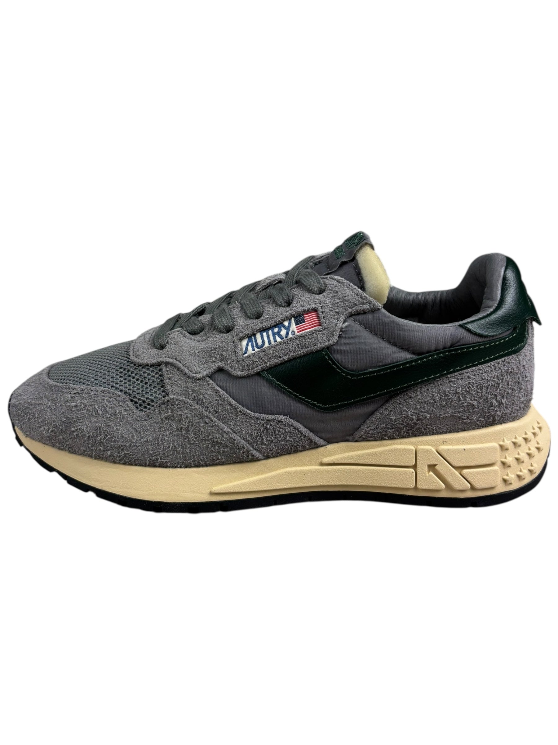 SNEAKERS AUTRY REELWIND LOWN MAN SUEDE/NET NHTOWL/MOUN - NEUF