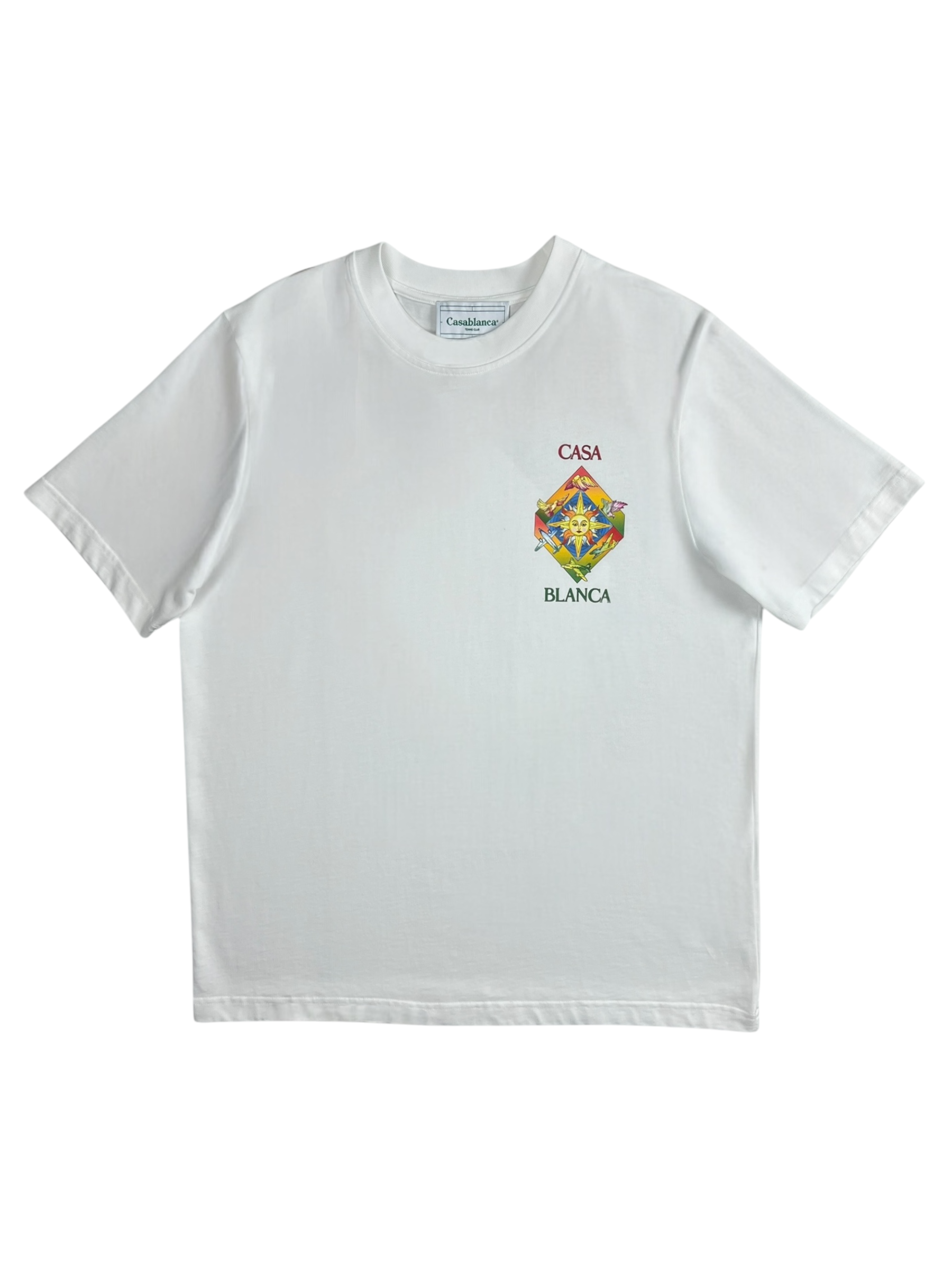 TEE-SHIRT CASABLANCA BLANC - TAILLE L - NEUF