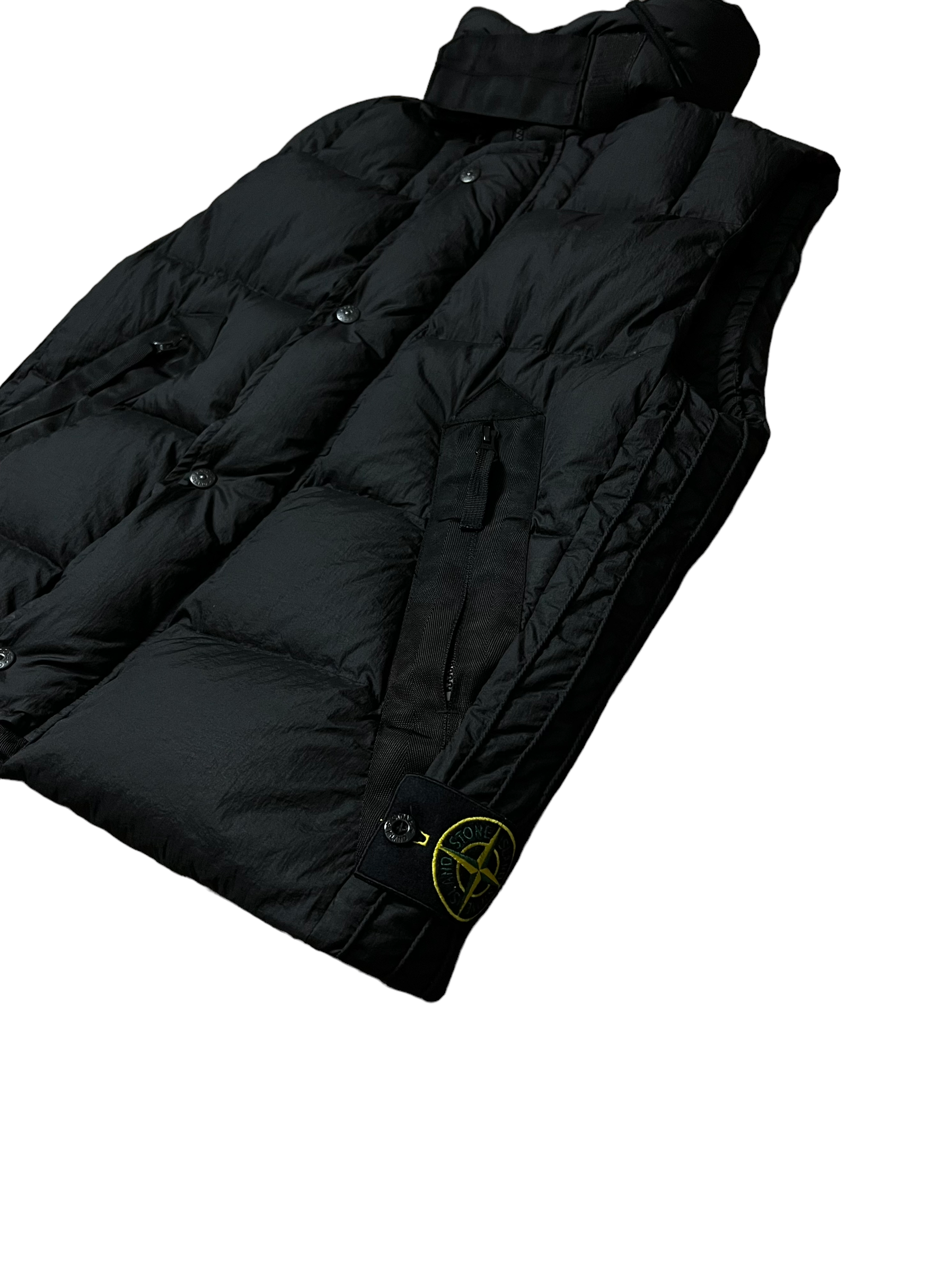 DOUDOUNE À CAPUCHE SANS MANCHE STONE ISLAND DOWN JACKET - NB08