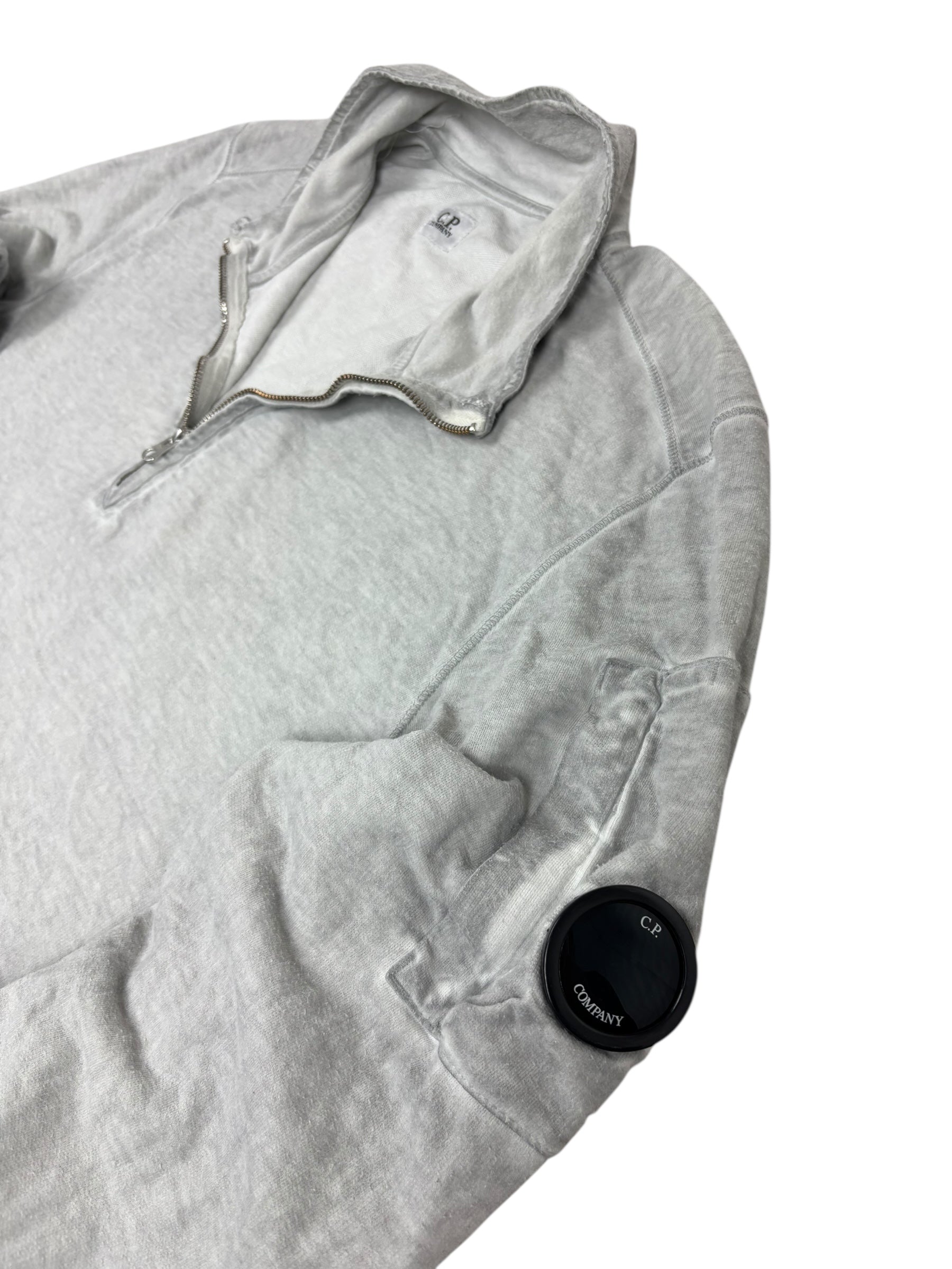 PULL ZIPPÉ C.P COMPANY - GRIS - TAILLE XL