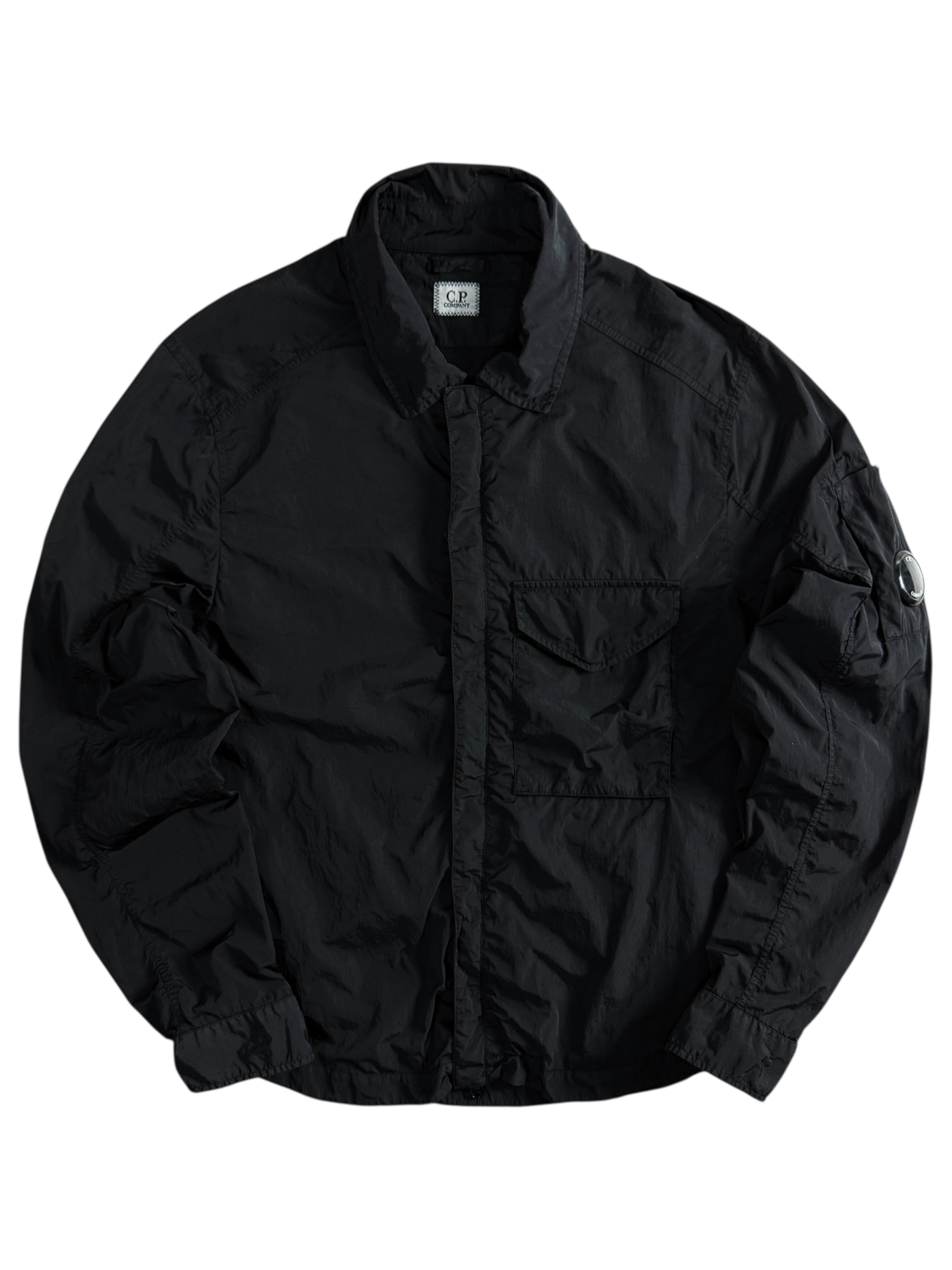 VESTE C.P COMPANY CHROME-R GARMENT DYEING - NOIR - TAILLE S
