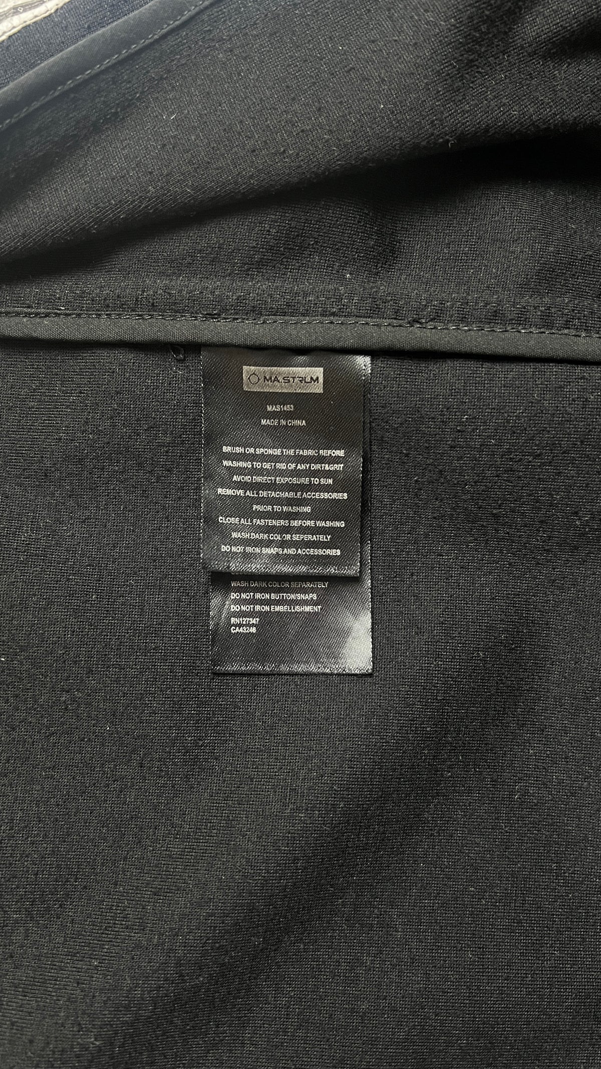 Veste à Capuche Ma.Strum Soft Shell, Noir, Taille S — photographie complémentaire 6