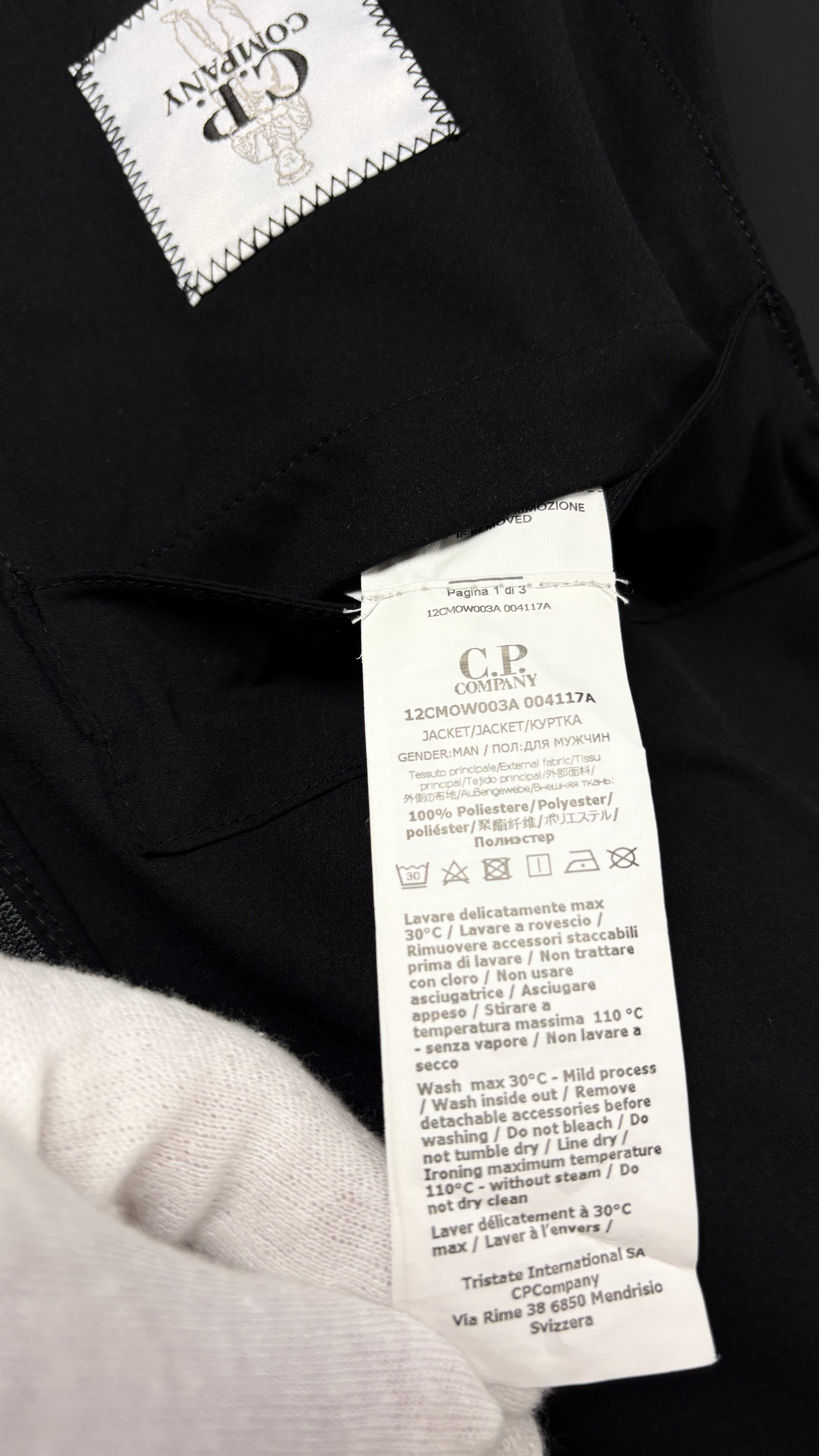 Veste C.P Company Pro-Tek noir taille 50 - vue 5/5