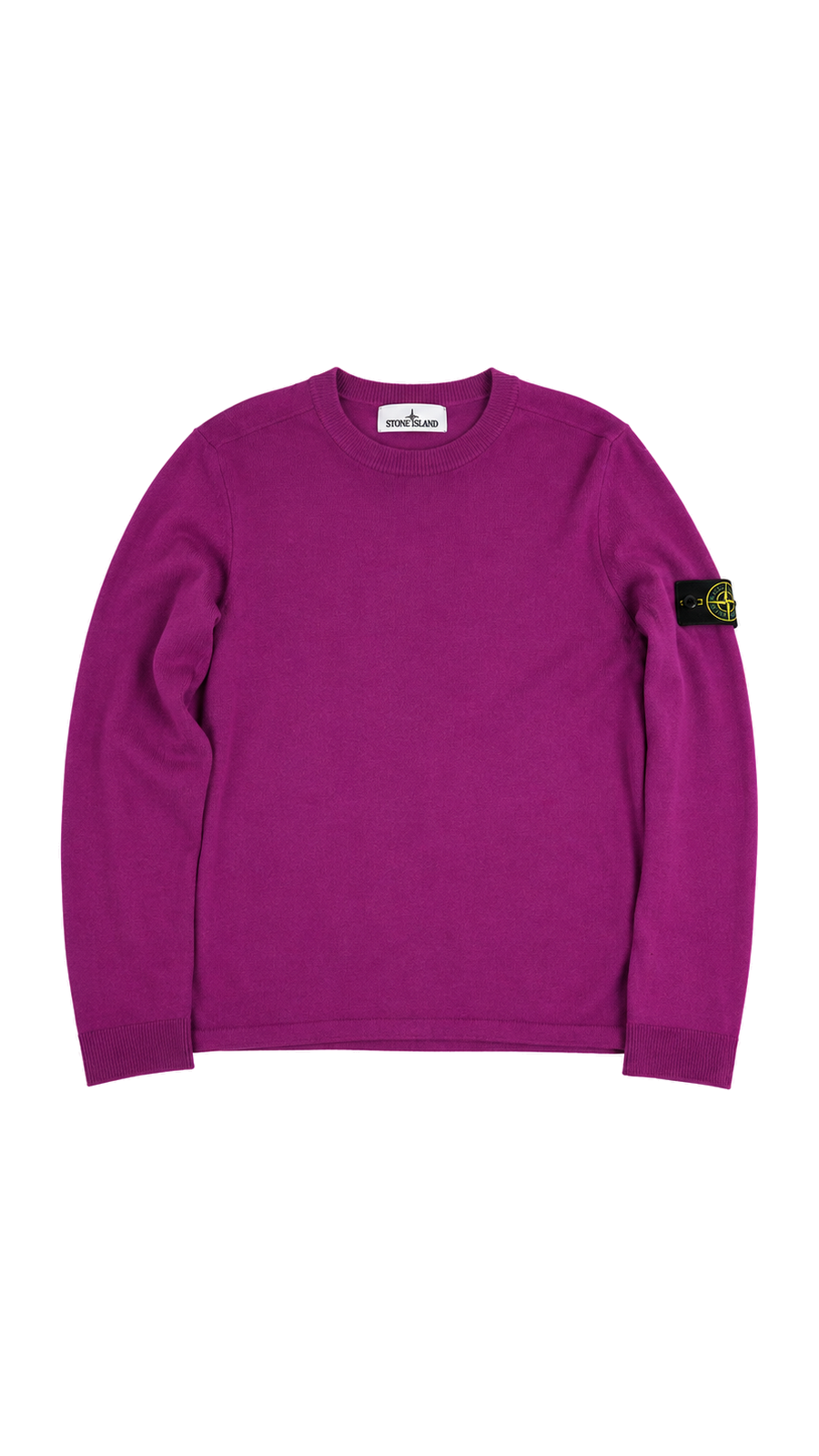 Pull Crewneck Stone Island en Coton, Violet, Taille M — photographie principale