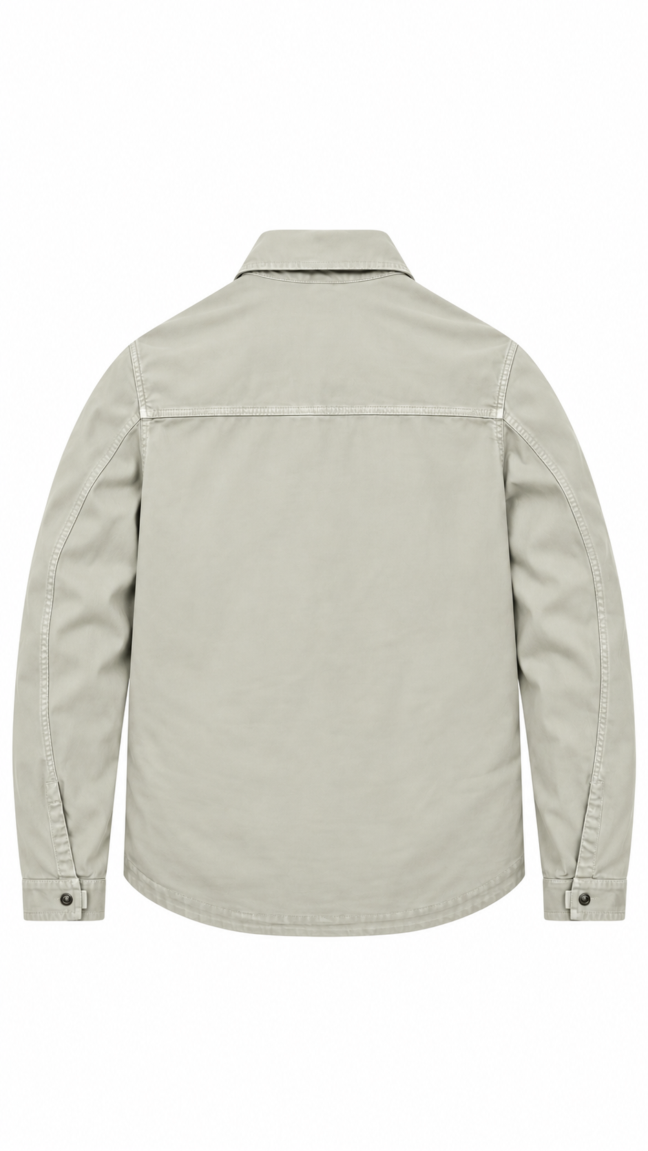 Surchemise Zippée Parajumpers à Poches Plaquées Beige Taille L – vue de dos – NB08 Shop