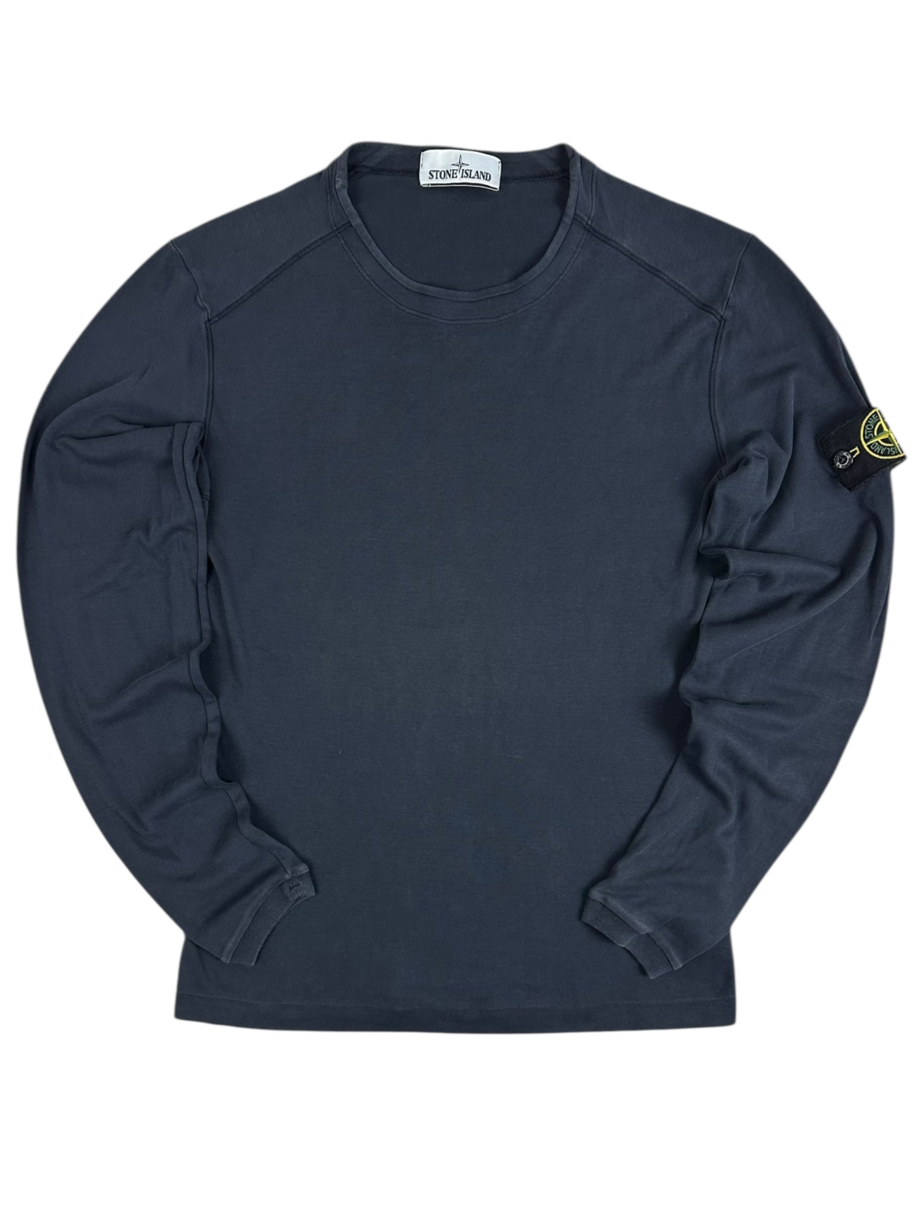 PULL LÉGER MANCHE LONGUE STONE ISLAND - MARINE - TAILLE M