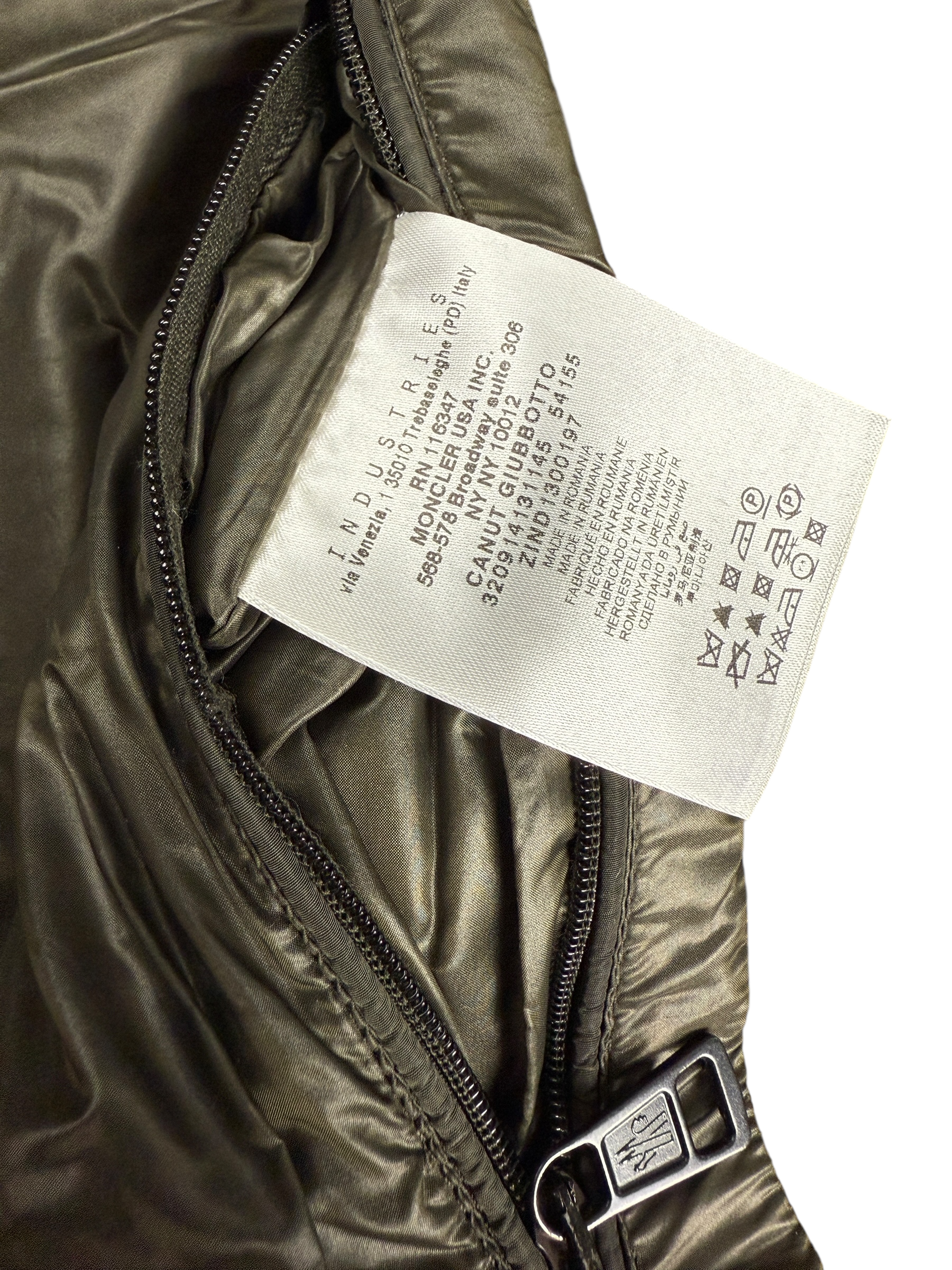 DOUDOUNE MONCLER CANUT - KAKI - TAILLE 3