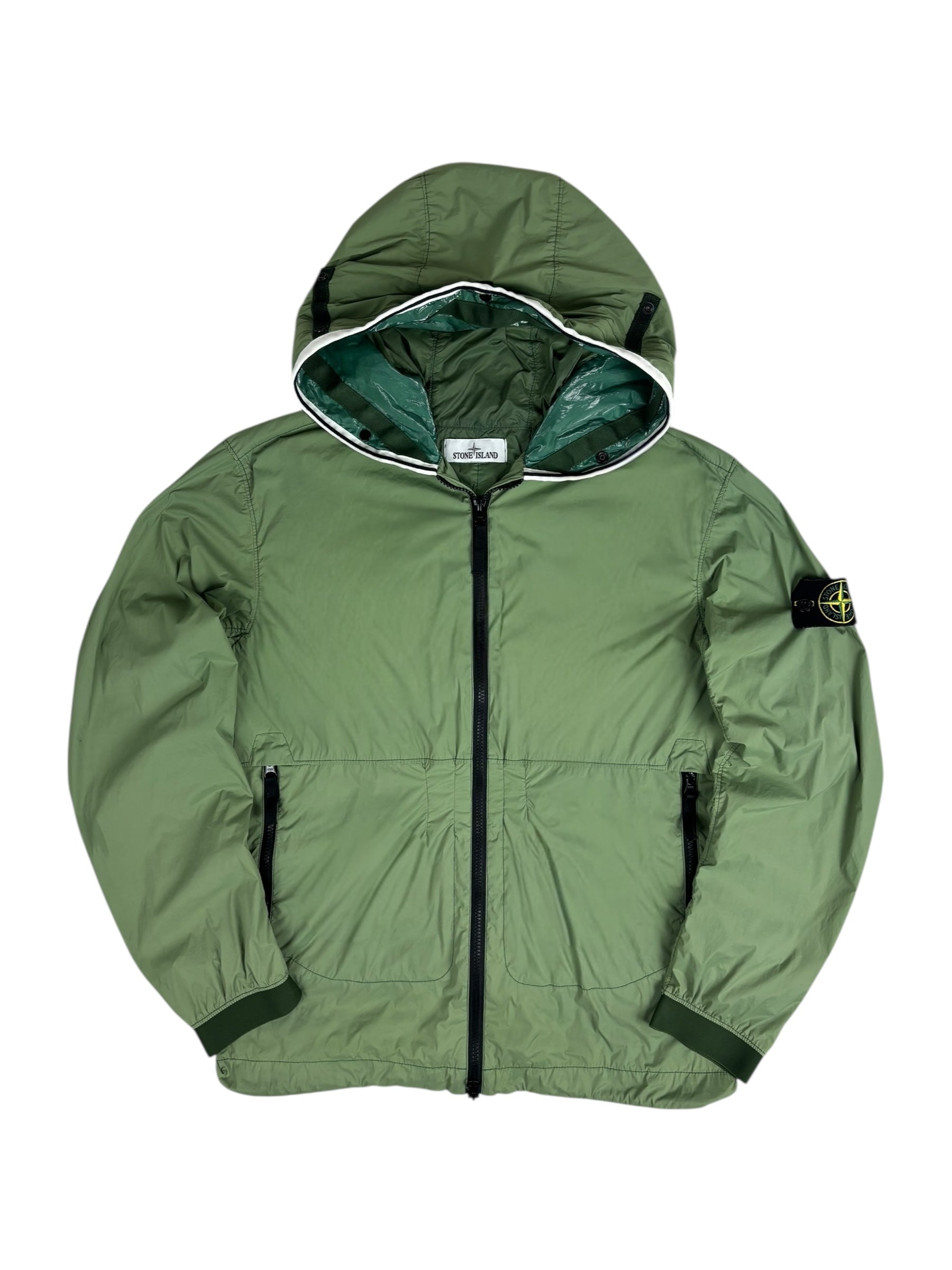 VESTE STONE ISLAND SKIN TOUCH NYLON-TC - VERT - TAILLE M