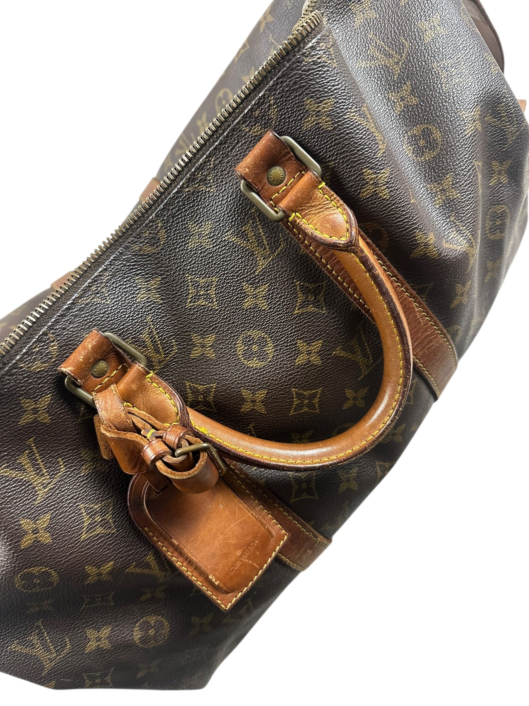 SAC LOUIS VUITTON KEEPALL 50 - TOILE MONOGRAM - MARRON - VI1920