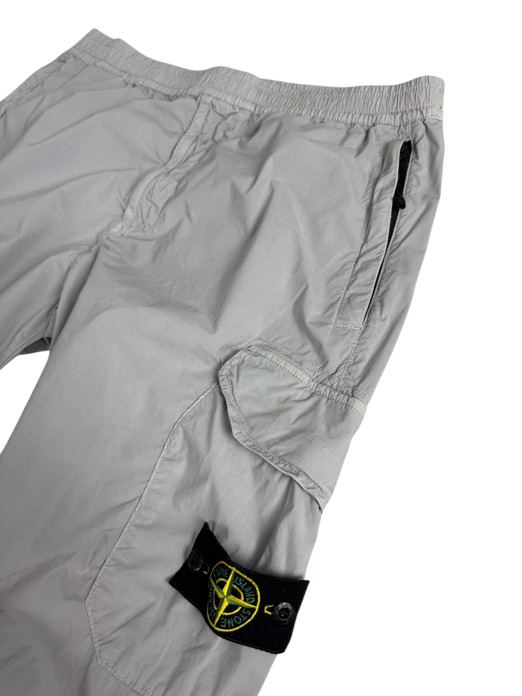 PANTALON CARGO STONE ISLAND GRIS HOMME - TAILLE W34