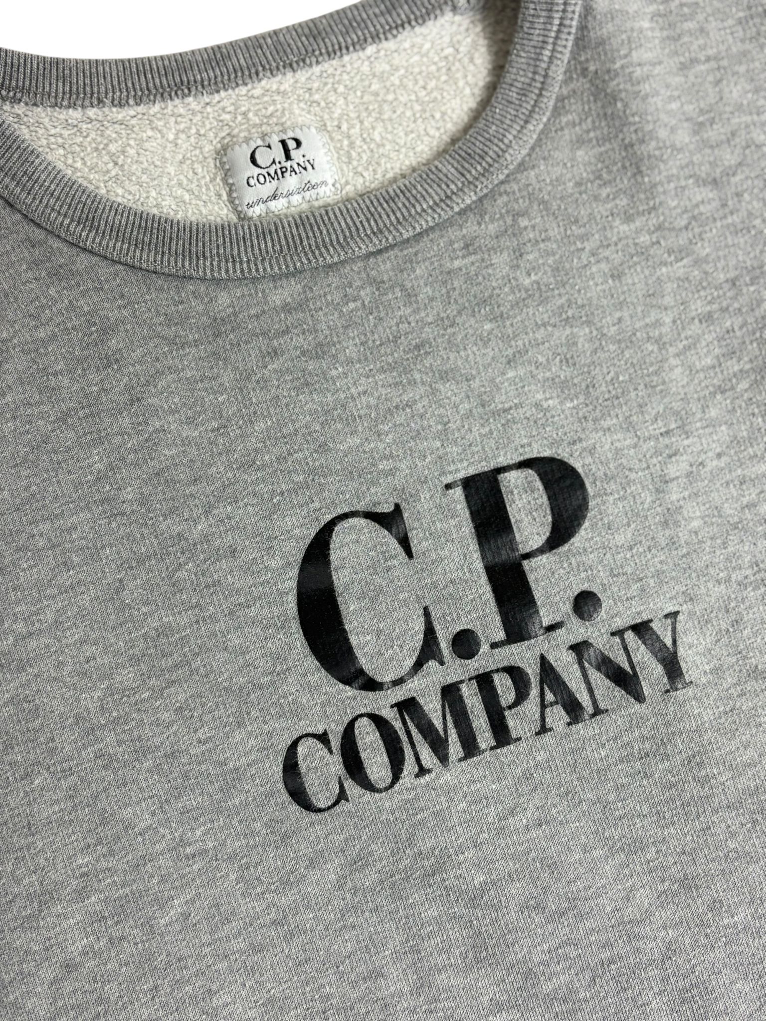 CREWNECK C.P COMPANY - GRIS - TAILLE 14 ANS