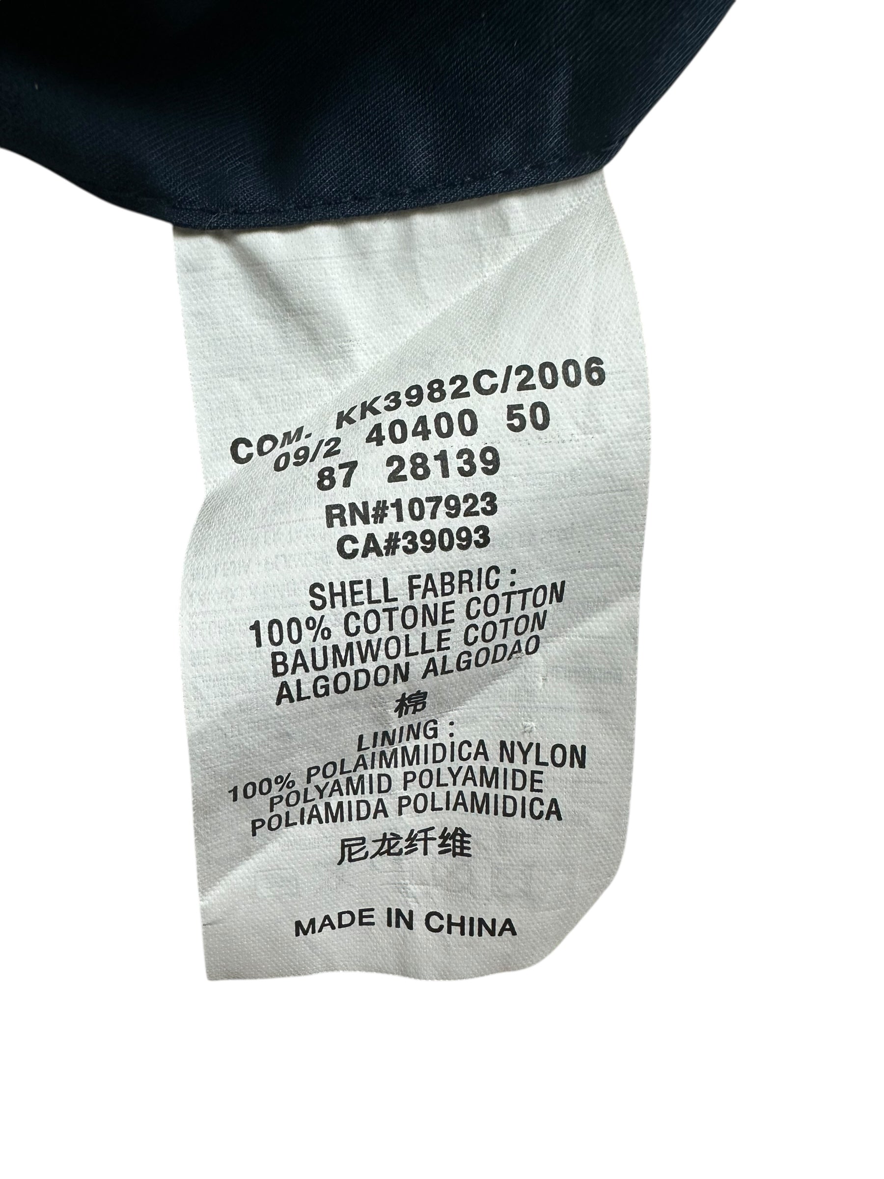 VESTE MONCLER REVERSIBLE VINTAGE - MARINE / MARRON - TAILLE 6