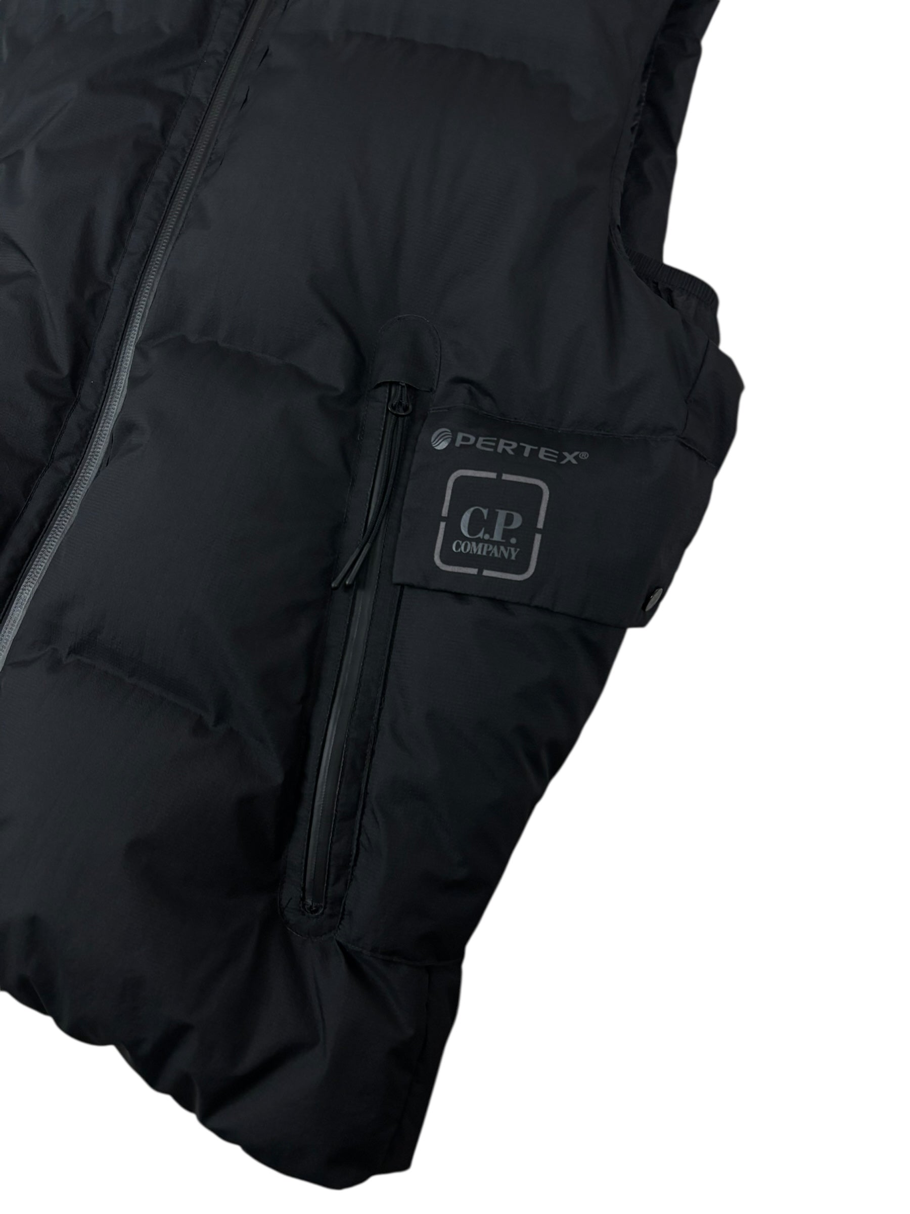 GILET C.P COMPANY PERTEX DOWN JACKET METROPOLIS SERIES - NOIR - TAILLE S