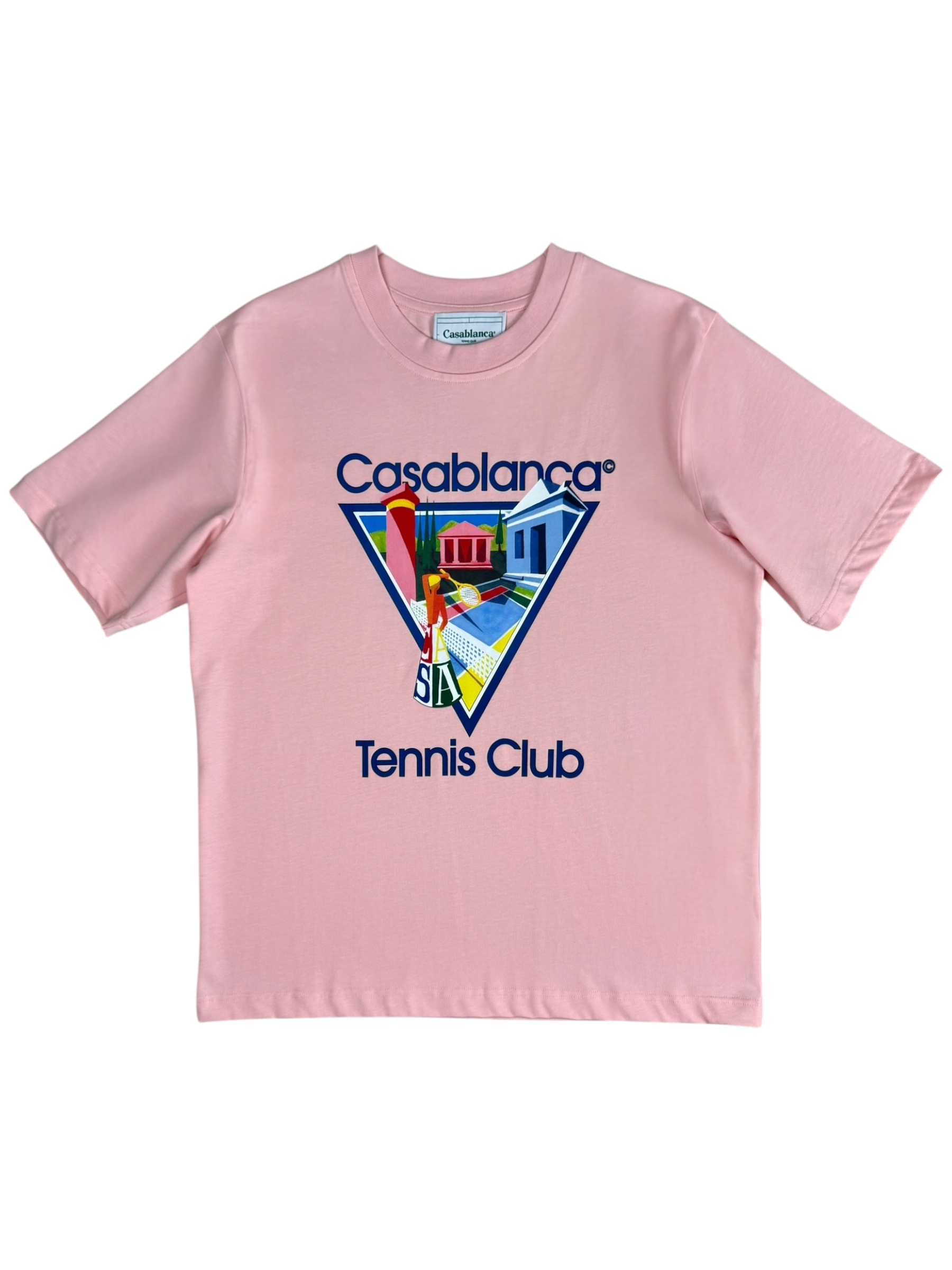 TEE-SHIRT CASABLANCA - ROSE - NEUF