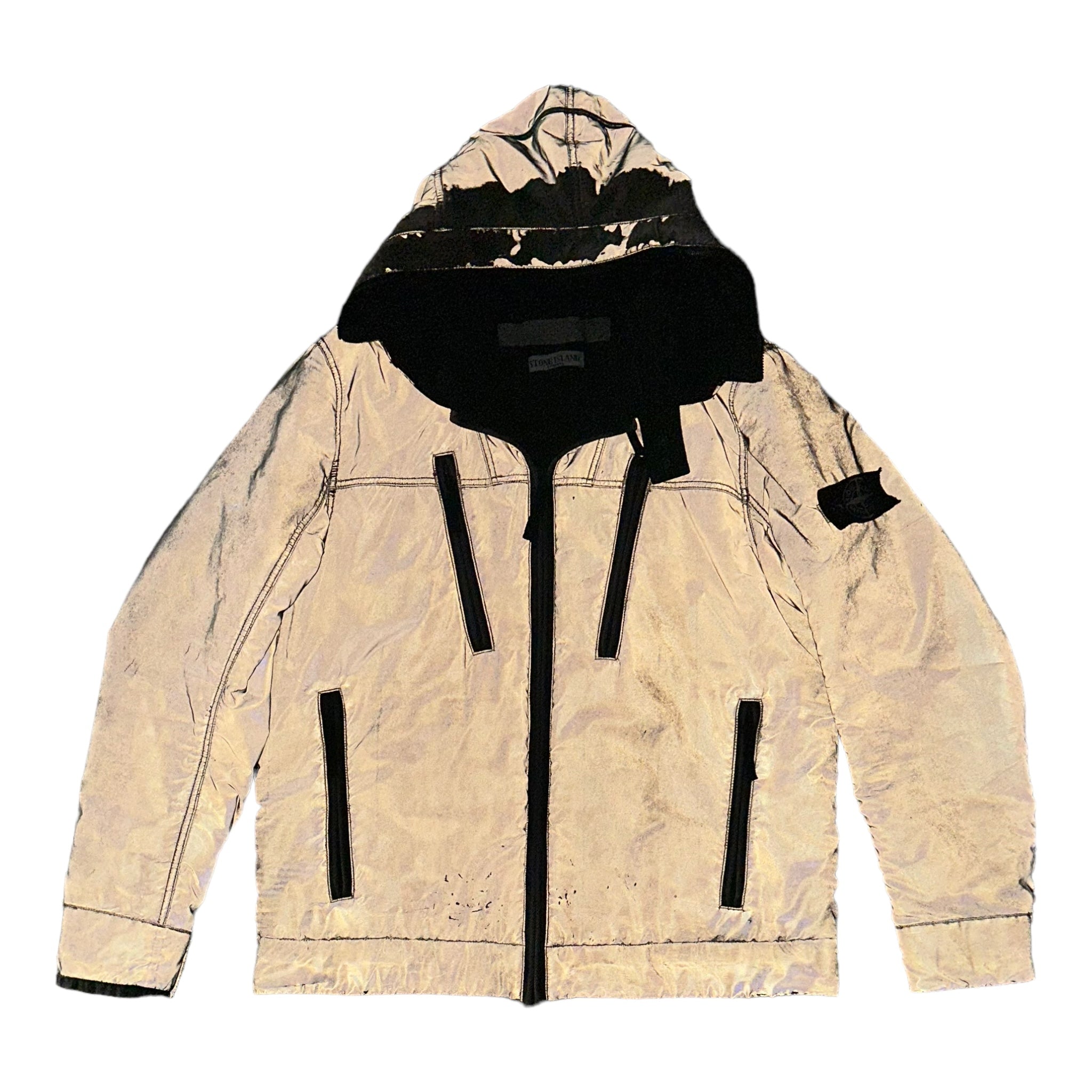 DOUDOUNE À CAPUCHE STONE ISLAND LIQUID REFLECTIVE - NB08