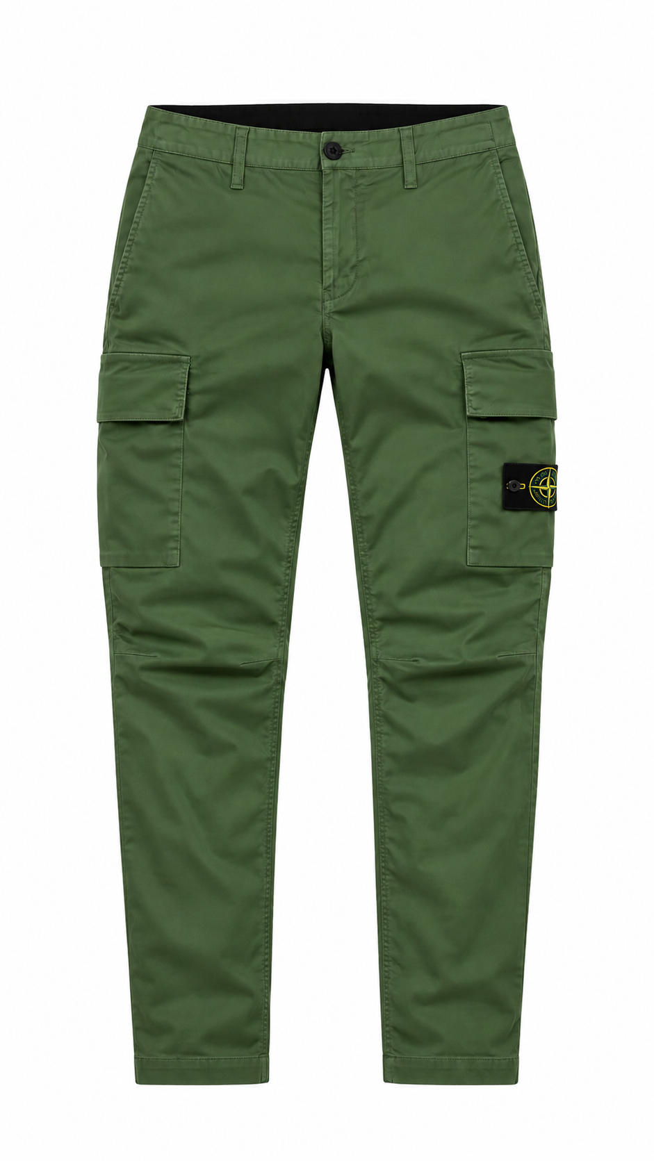 Pantalon Cargo Stone Island Skinny Vert Taille W31 – vue de face – NB08 Shop