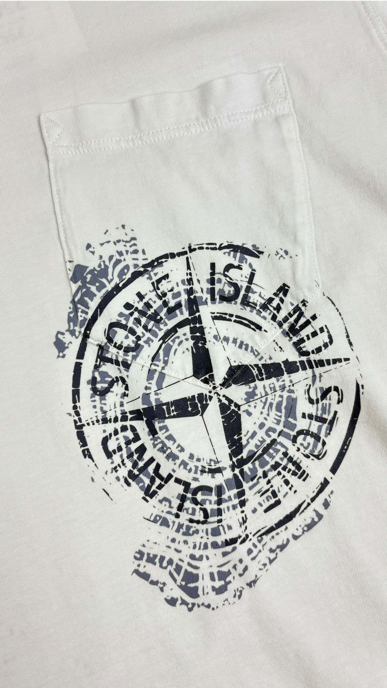 Tee-shirt Stone Island - Blanc - Taille 14 ans