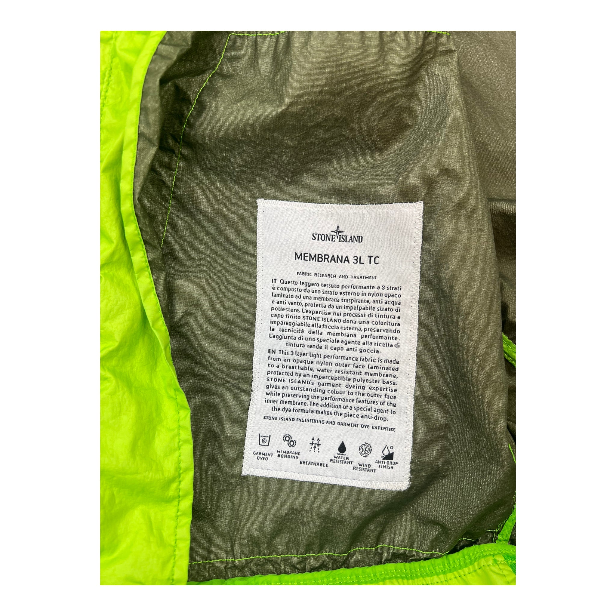 VESTE STONE ISLAND MEMBRANA 3L TC - NB08