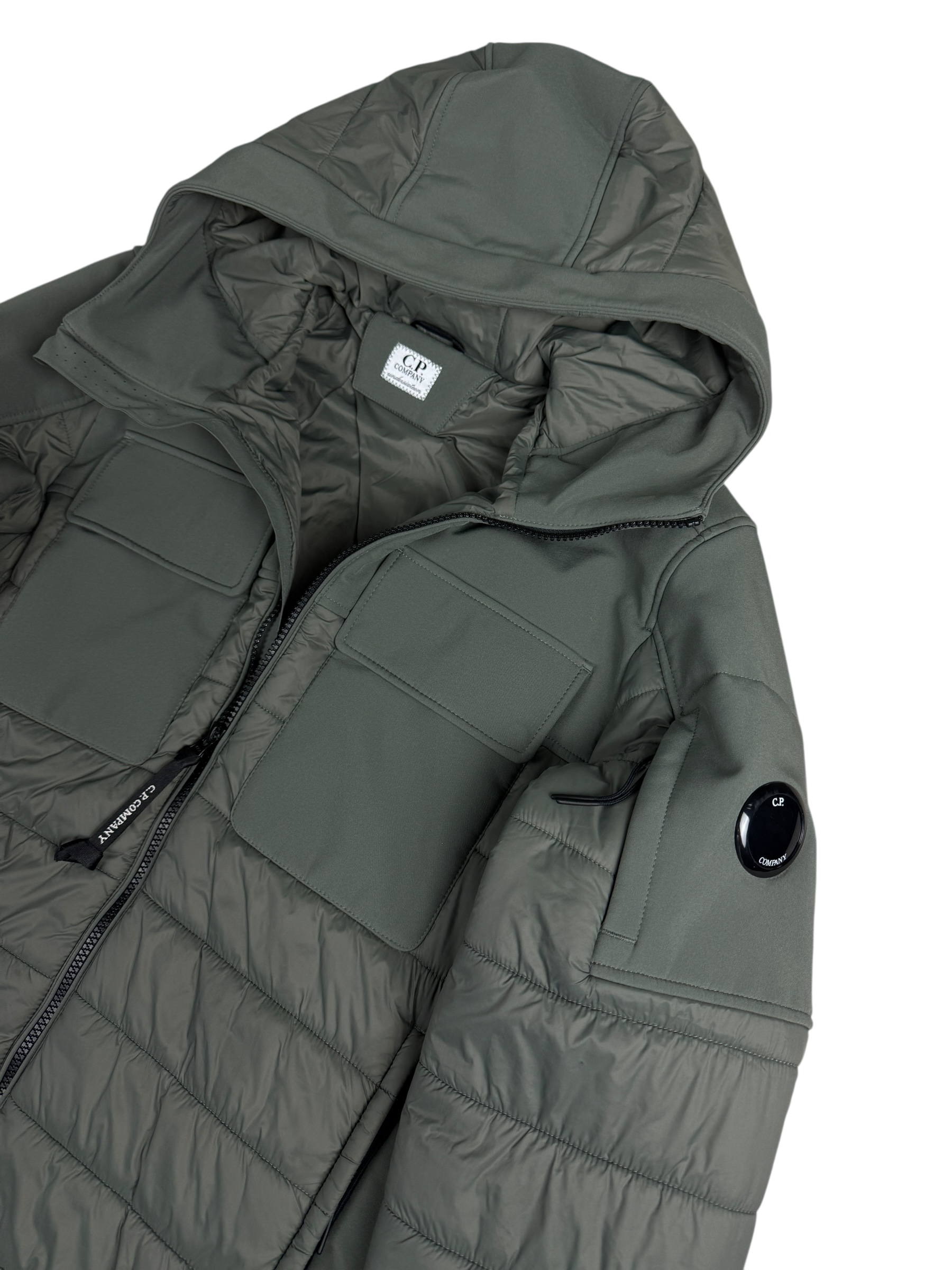 VESTE C.P COMPANY SHELL-R - KAKI- TAILLE XS