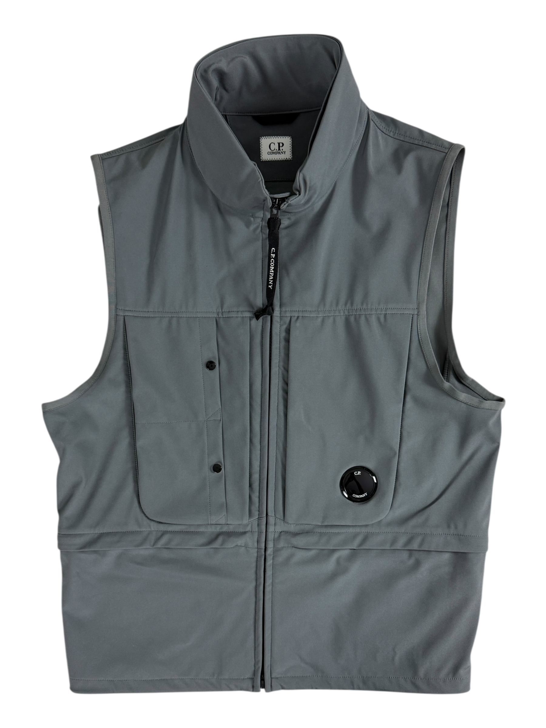 GILET C.P COMPANY SHELL-R - GRIS - NEUF