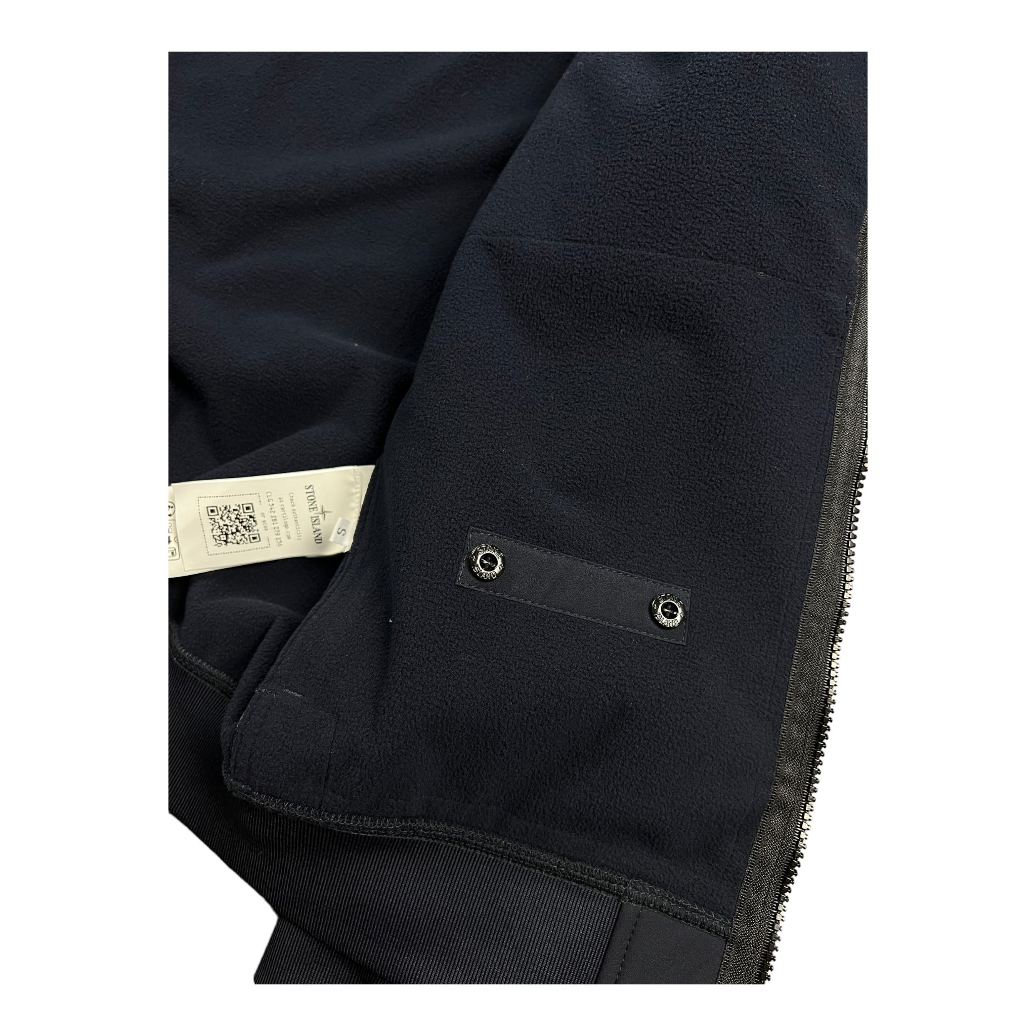 VESTE À CAPUCHE STONE ISLAND SOFT SHELL-R E.DYE TECHNOLOGY IN RECYCLED POLYESTER - NB08