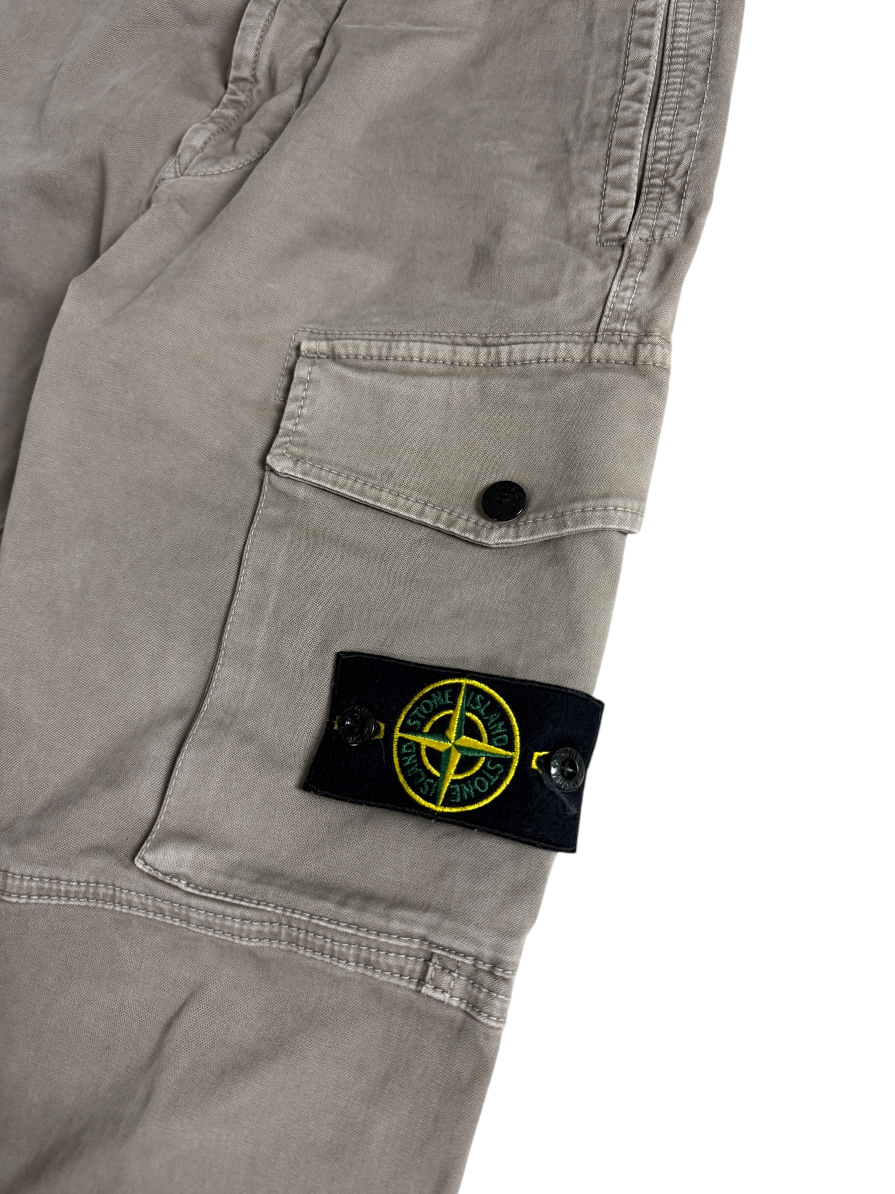 PANTALON CARGO STONE ISLAND - CRÈME - TAILLE W29
