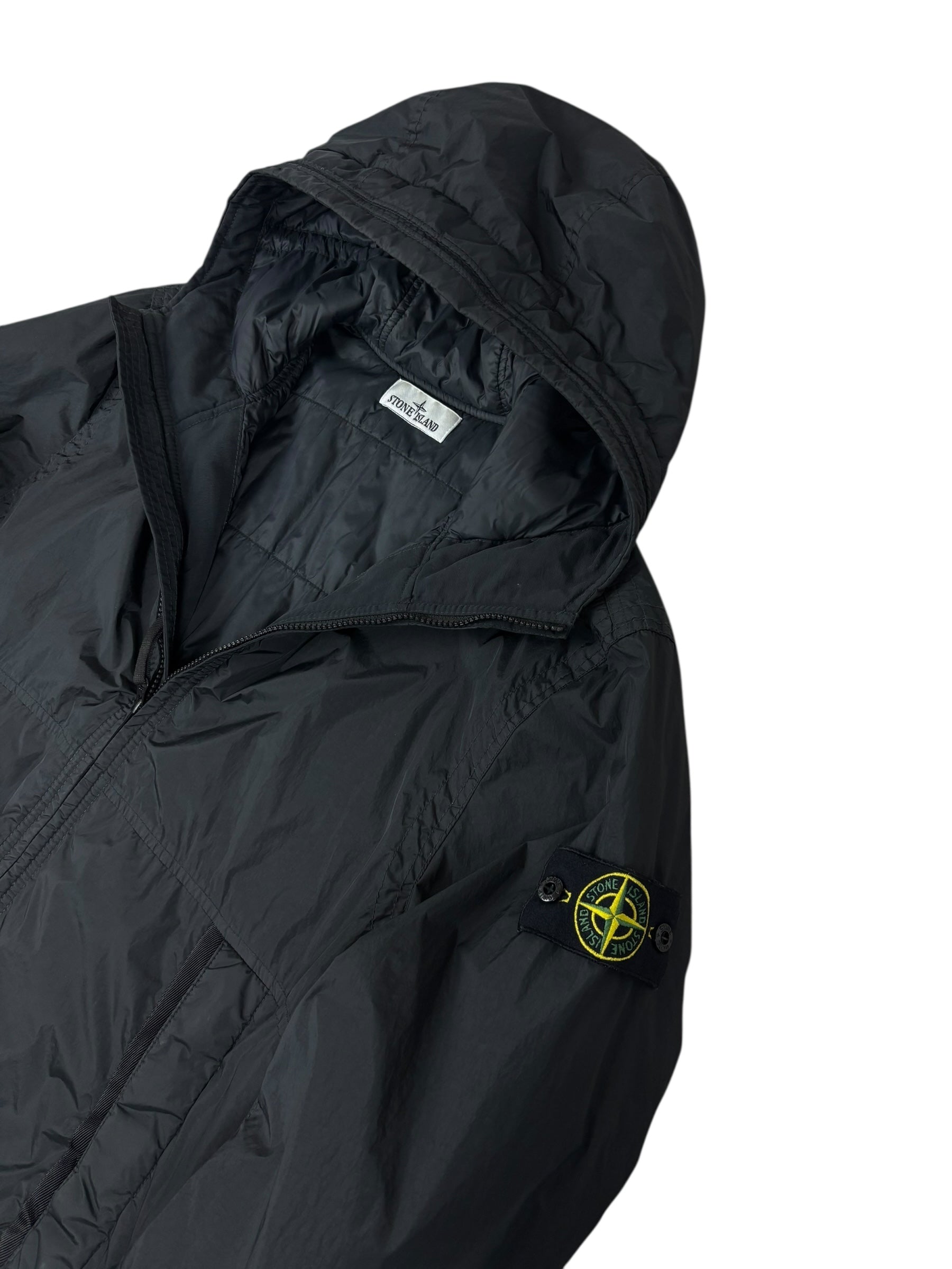 VESTE STONE ISLAND GARMENT DYED WITH PRIMALOFT-TC - NOIR - TAILLE M