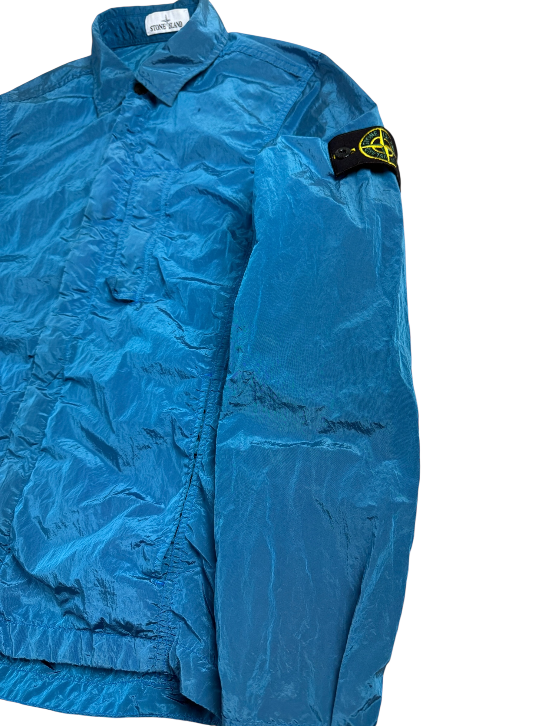 VESTE STONE ISLAND NYLON MÉTAL - BLEU - TAILLE M