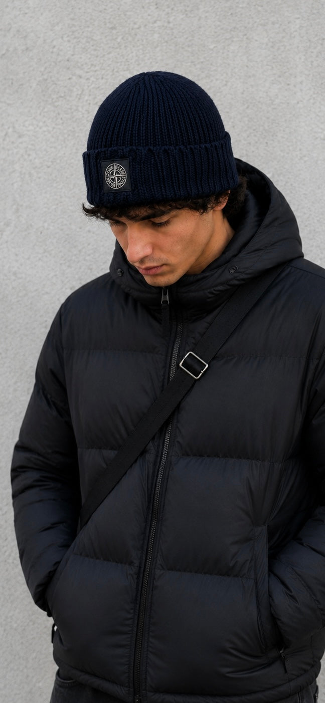 Bonnet Stone Island - Marine - Taille Unique - Neuf