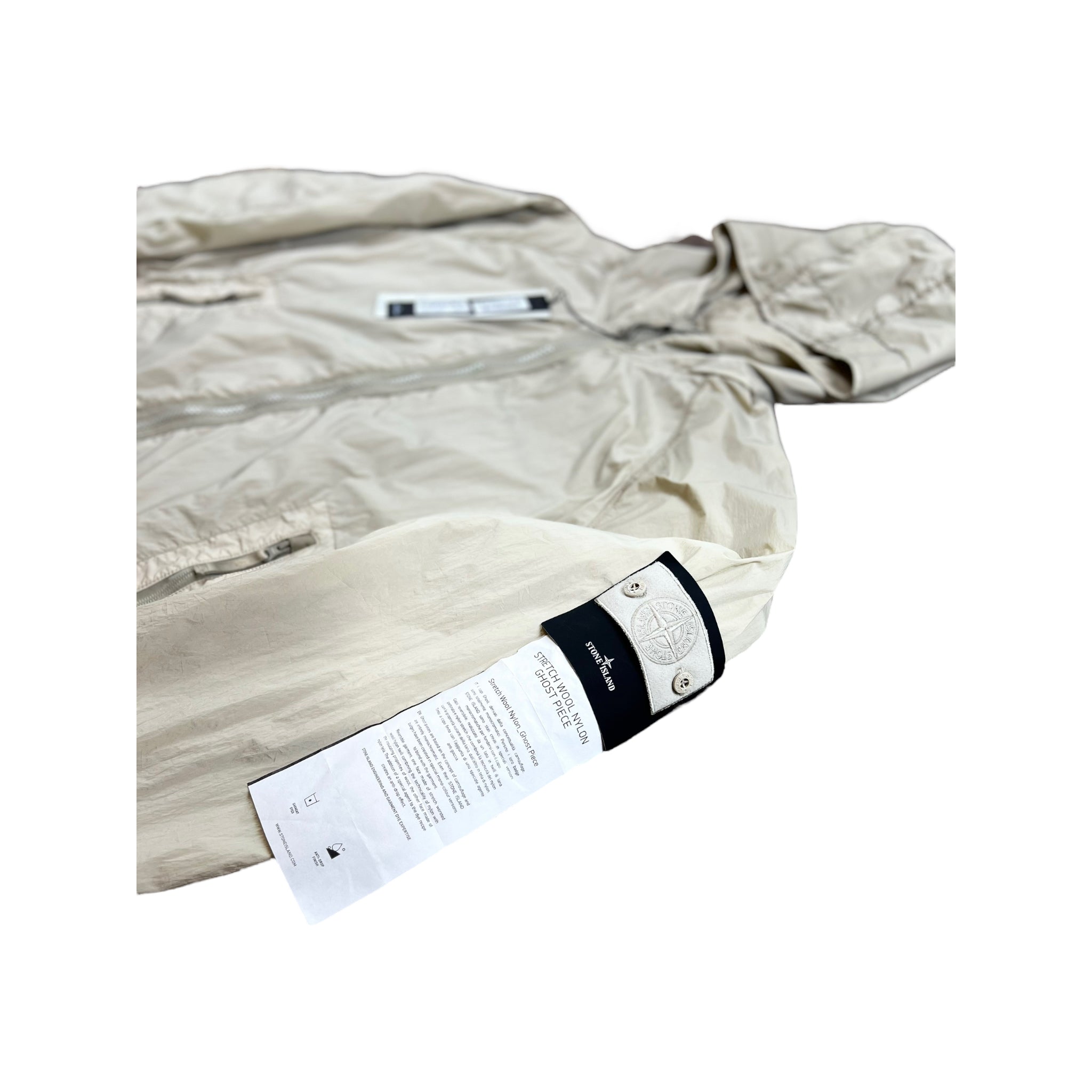 VESTE RÉVERSIBLE STONE ISLAND STRETCH WOOL NYLON GHOST PIECE - NB08