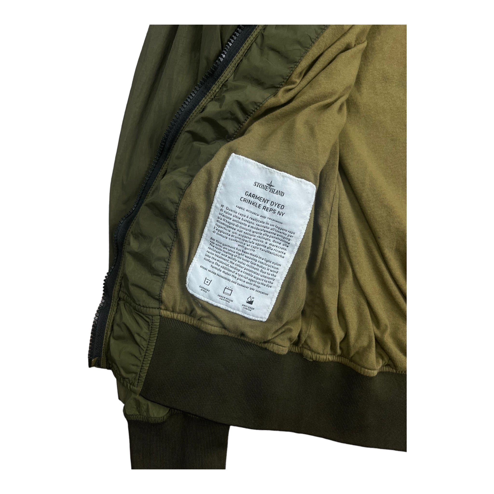 VESTE STONE ISLAND GARMENT DYED - NB08