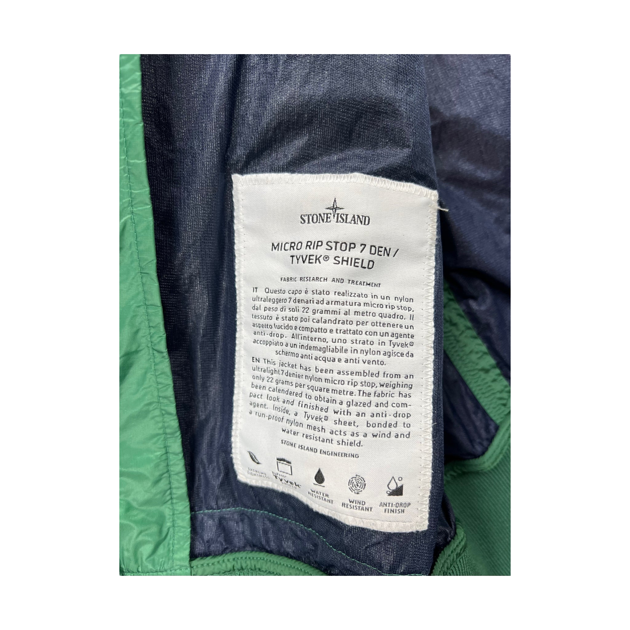 VESTE STONE ISLAND MICRO RIP STOP - NB08