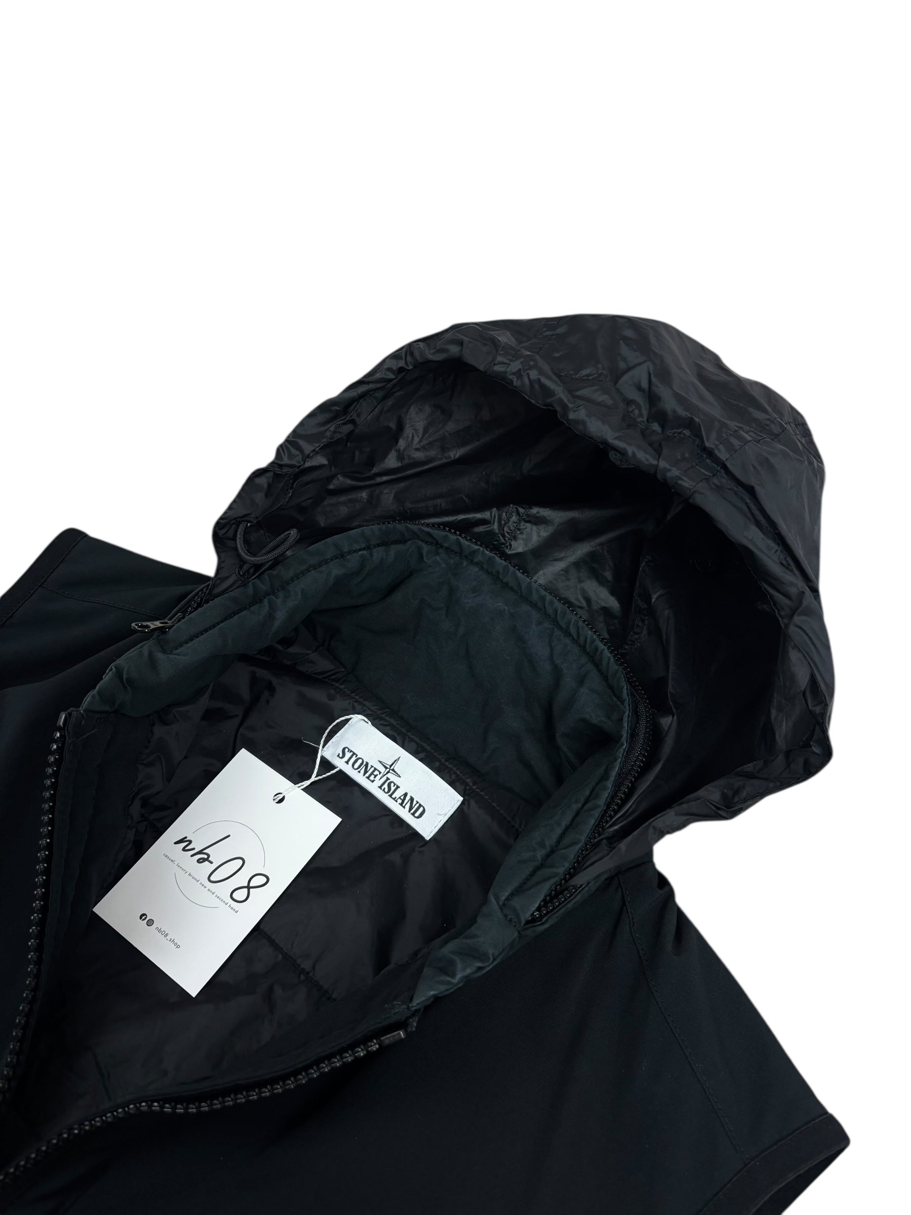 GILET STONE ISLAND SOFT SHELL-R WITH PRIMALOFT - NOIR - TAILLE S