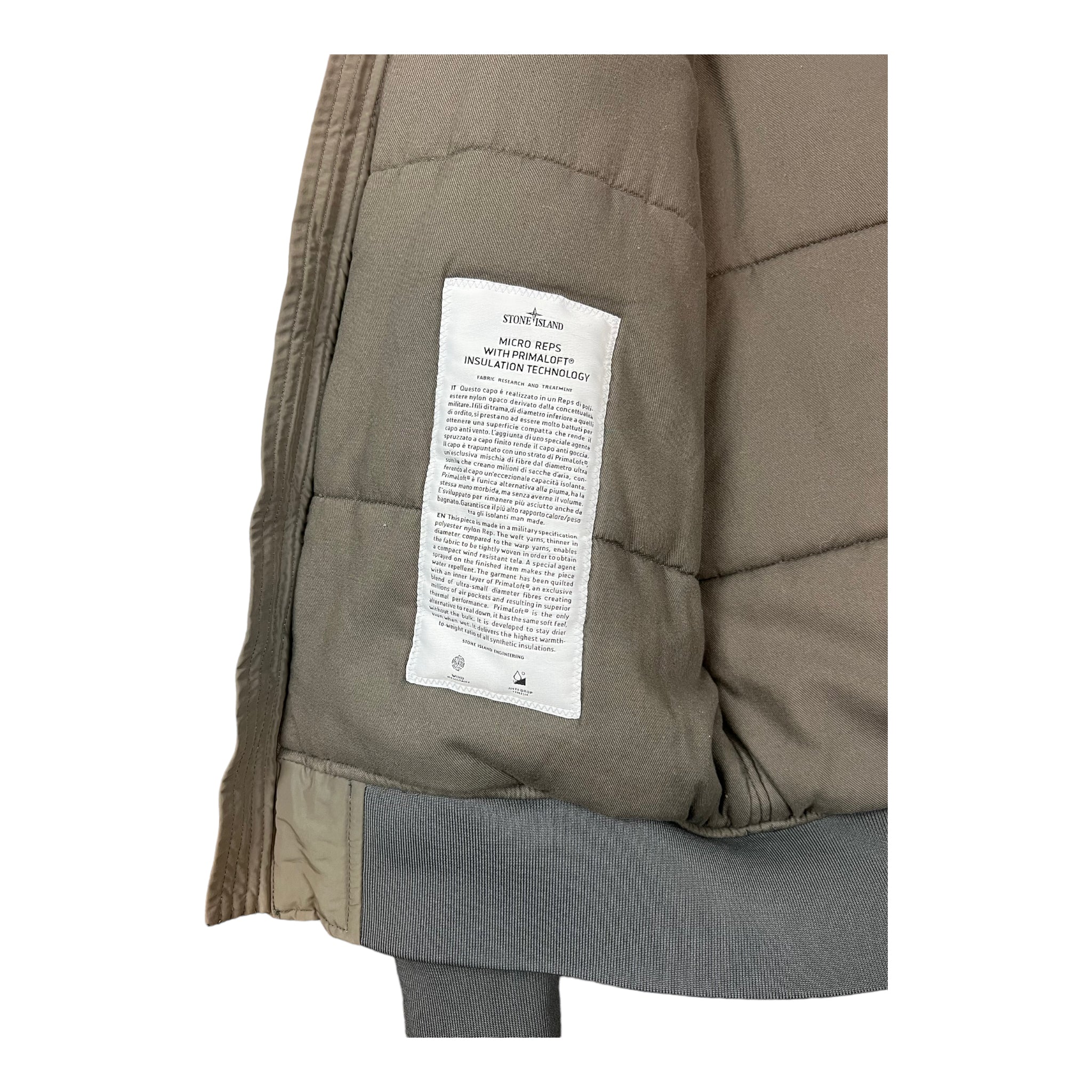 VESTE STONE ISLAND MICRO REPS WITH PRIMALOFT - NB08