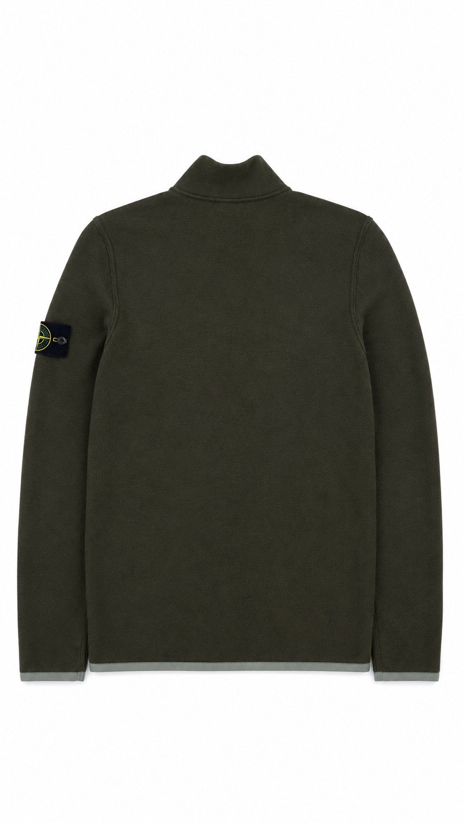 Gilet zippé Stone Island kaki taille M - vue de dos