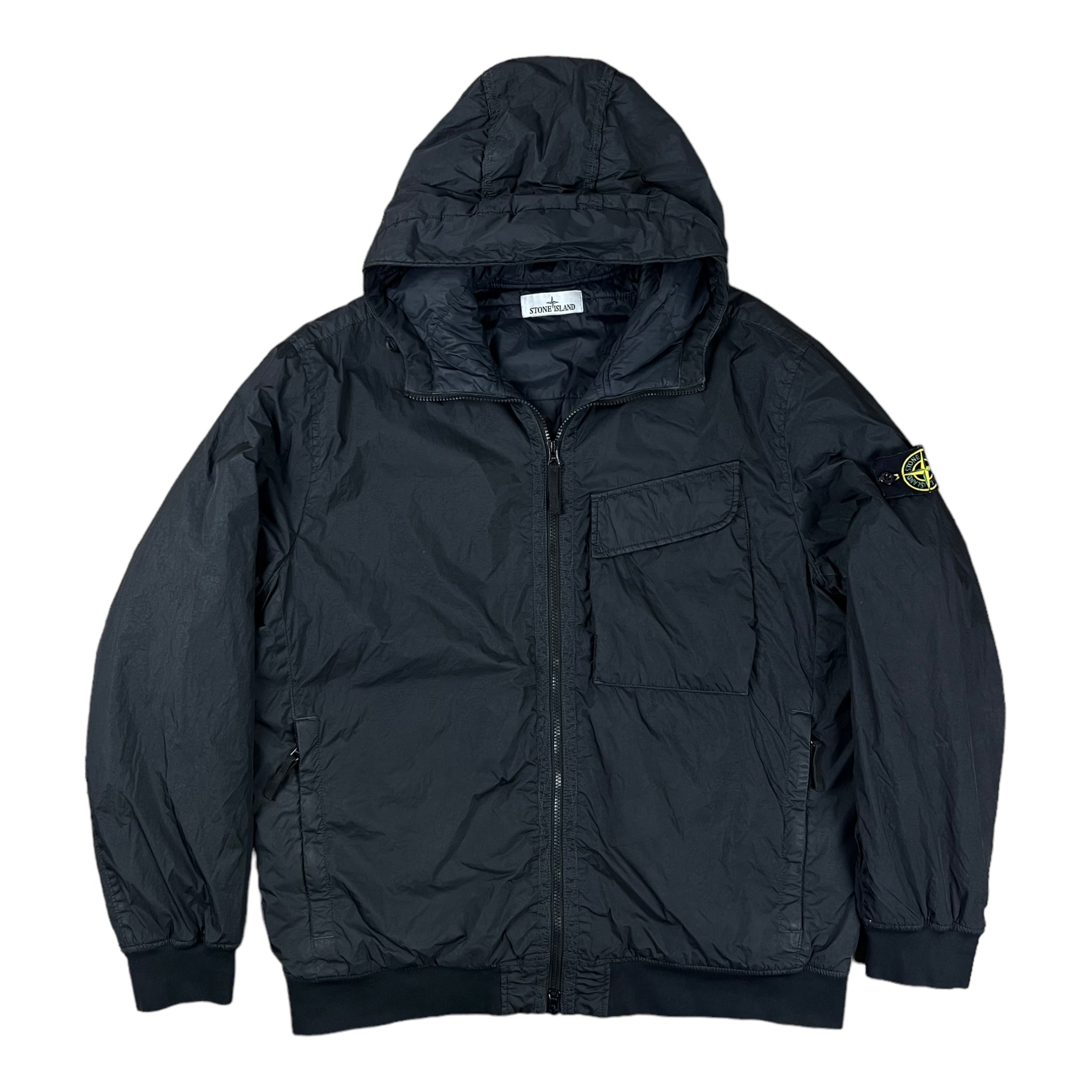 VESTE STONE ISLAND GARMENT DYED CRINKLE REPS R-NY WITH PRIMALOFT-TC - NB08