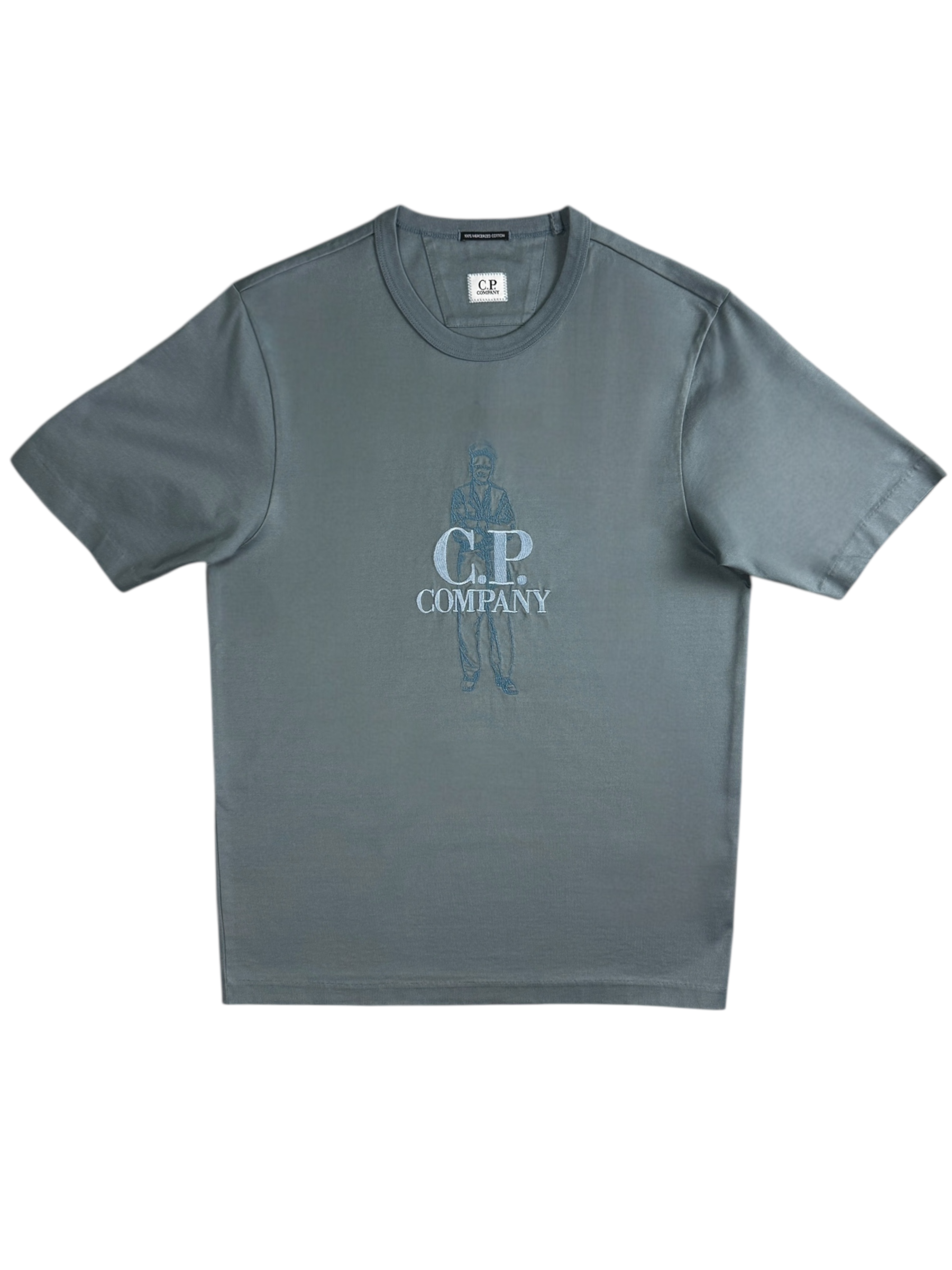 TEE-SHIRT C.P COMPANY - BLEU - TAILLE S - NEUF