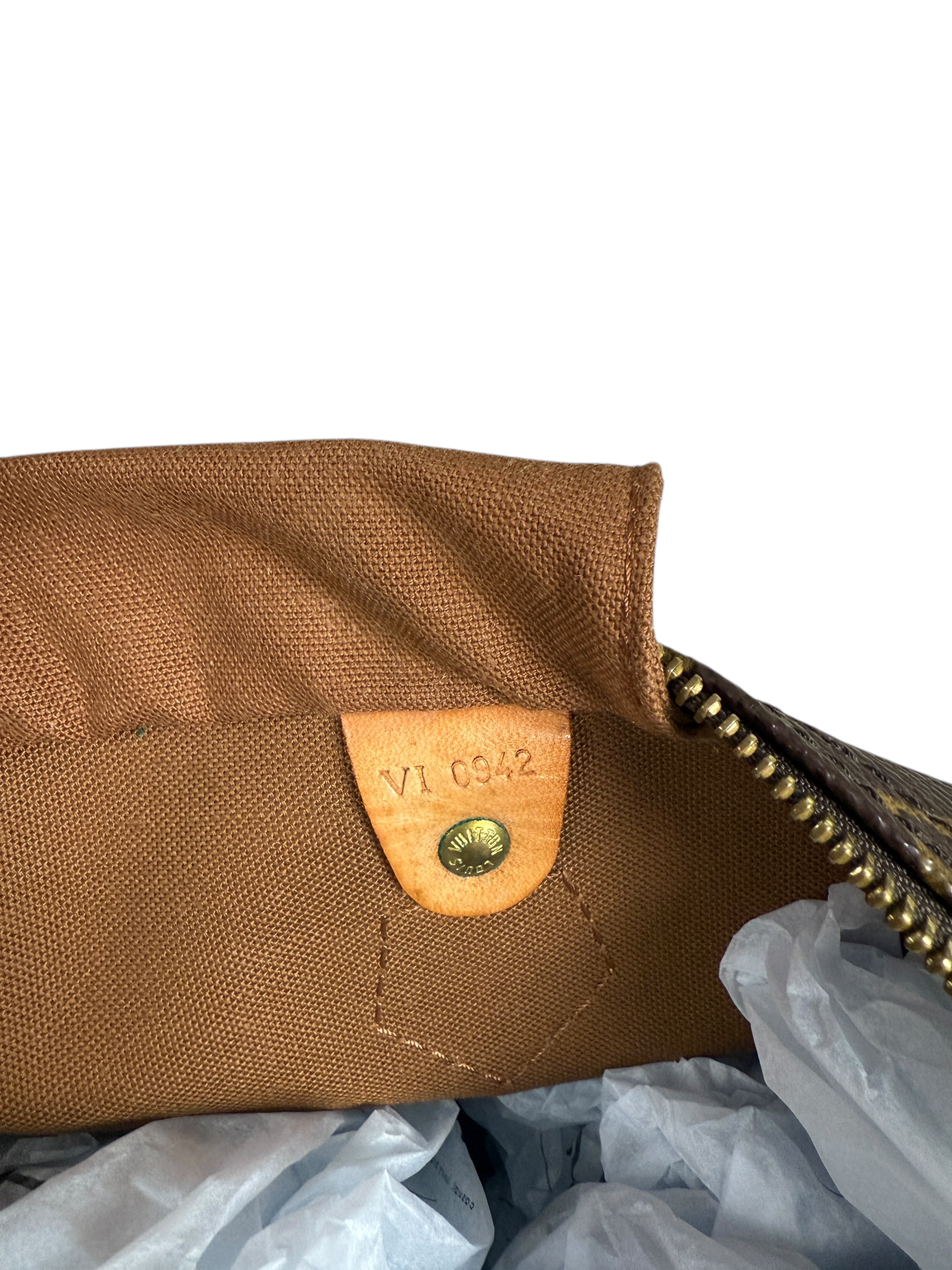 SAC À MAIN LOUIS VUITTON SPEEDY 35 - TOILE MONOGRAM - MARRON VI0942