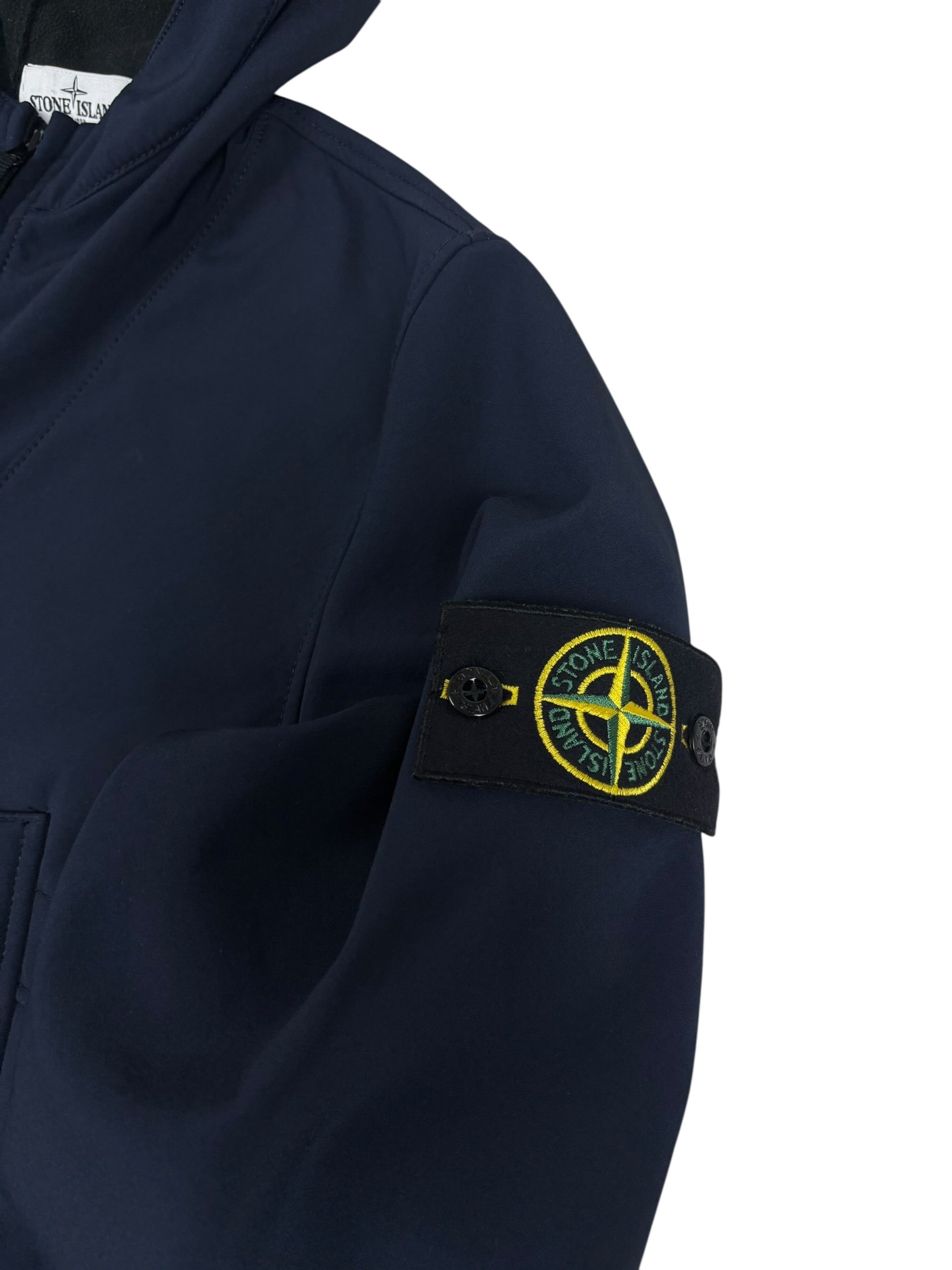VESTE STONE ISLAND SOFT SHELL-R - MARINE - TAILLE M