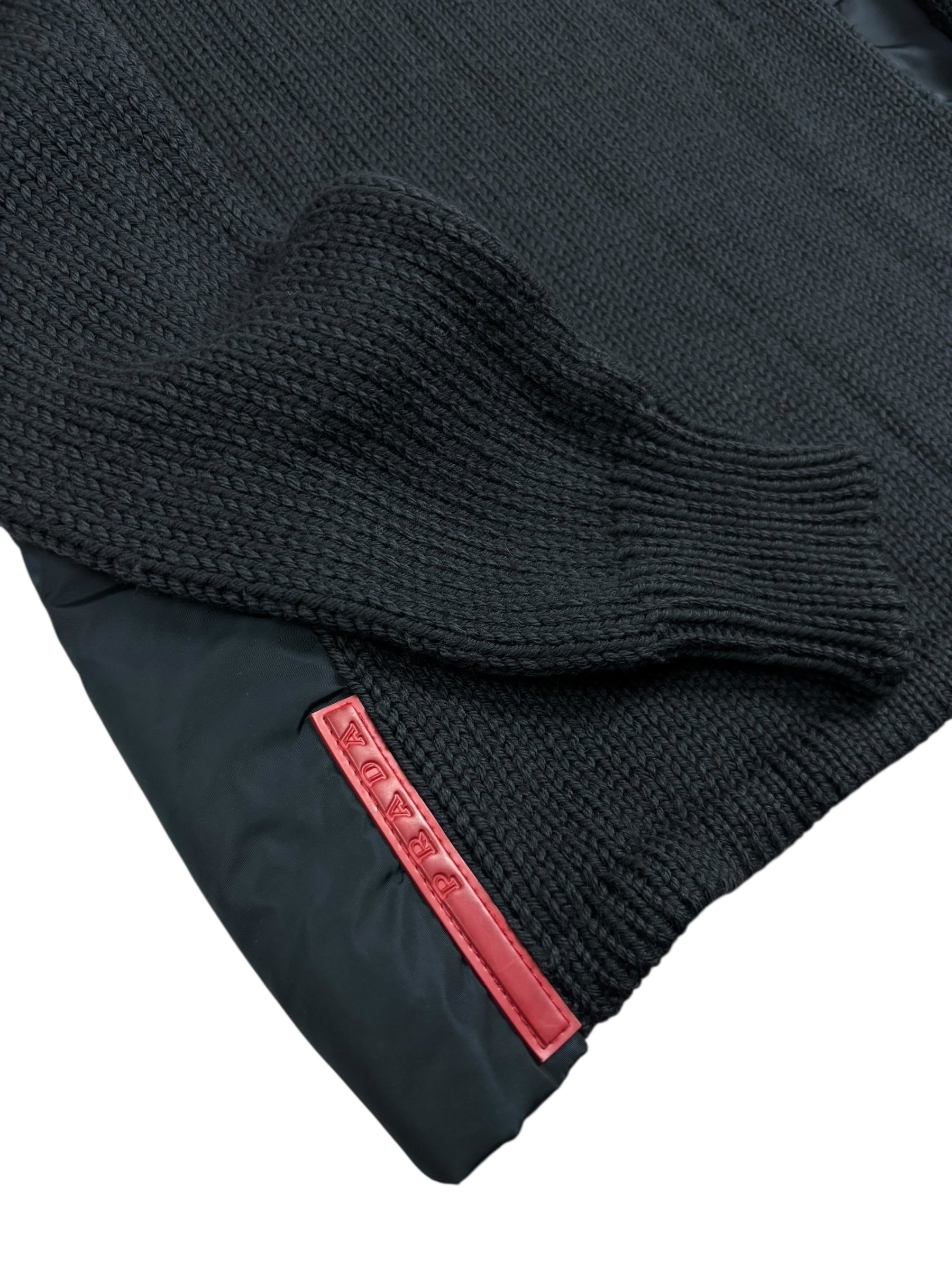 PULL COL ROULÉ PRADA - GRIS - TAILLE S