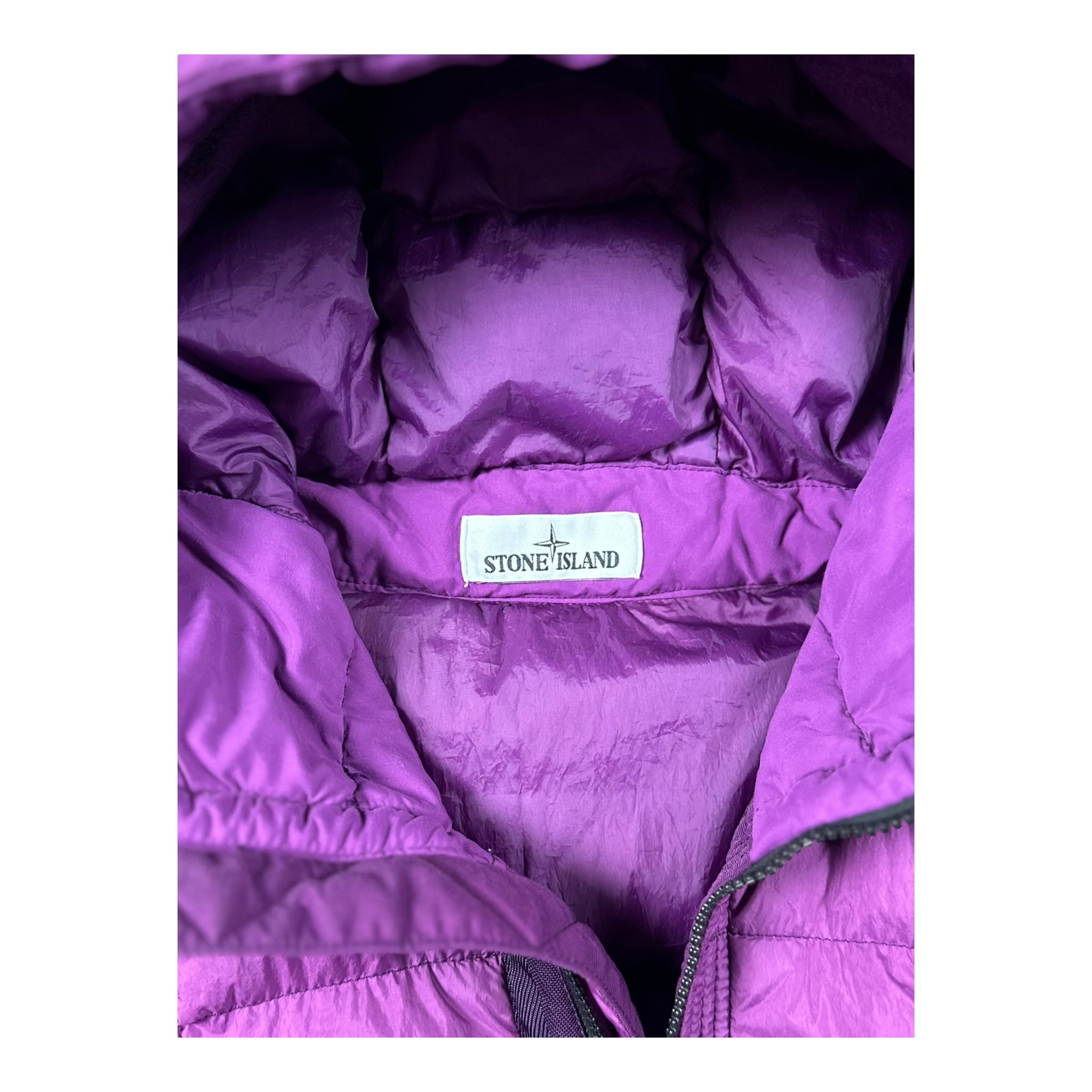DOUDOUNE À CAPUCHE STONE ISLAND GARMENT DYED CRINKLE REPS NY DOWN - NB08
