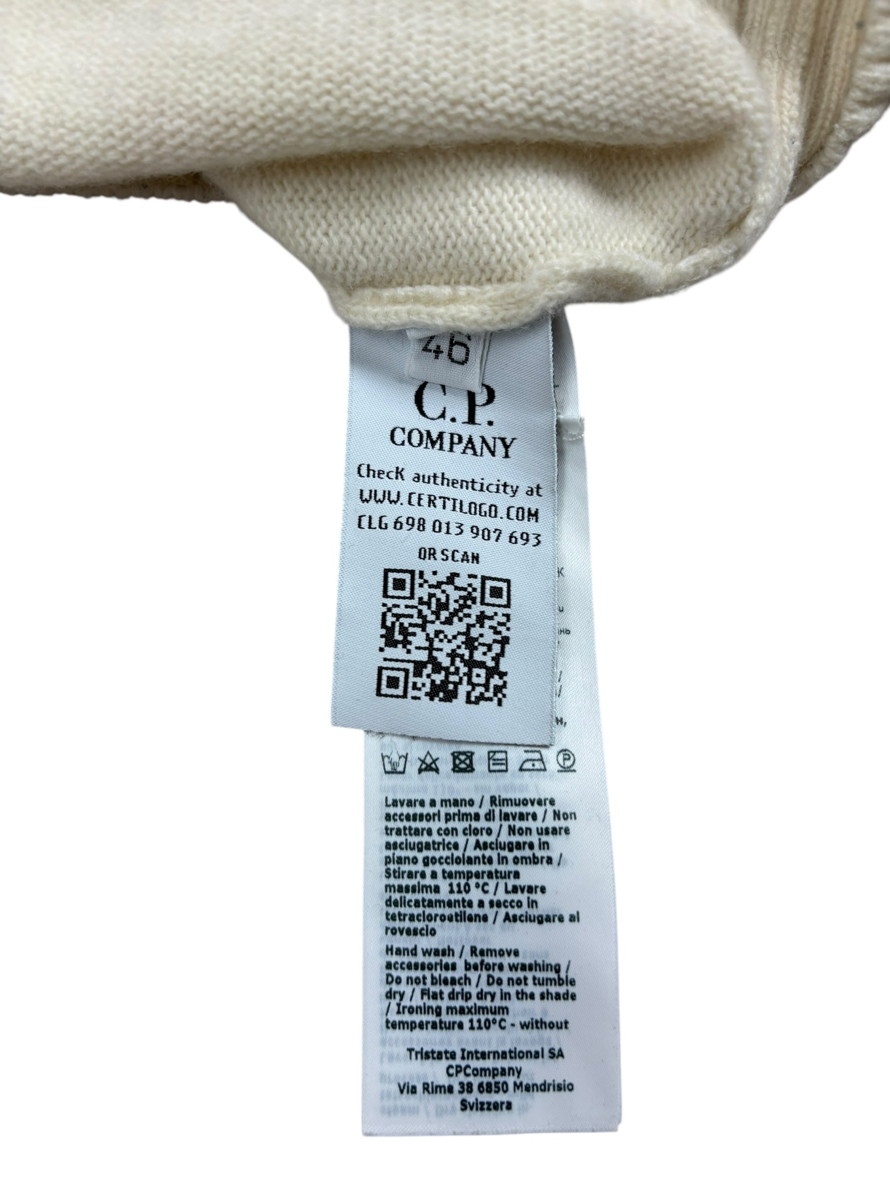 PULL C.P COMPANY - CRÈME - TAILLE 46